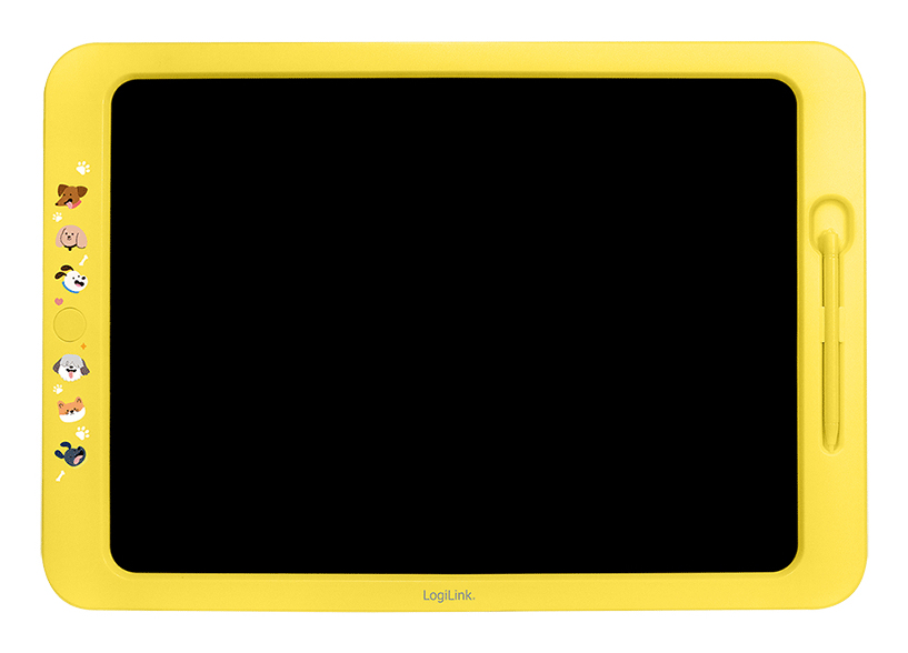 LCD Writing Tablet, 19.0", multi color, yellow