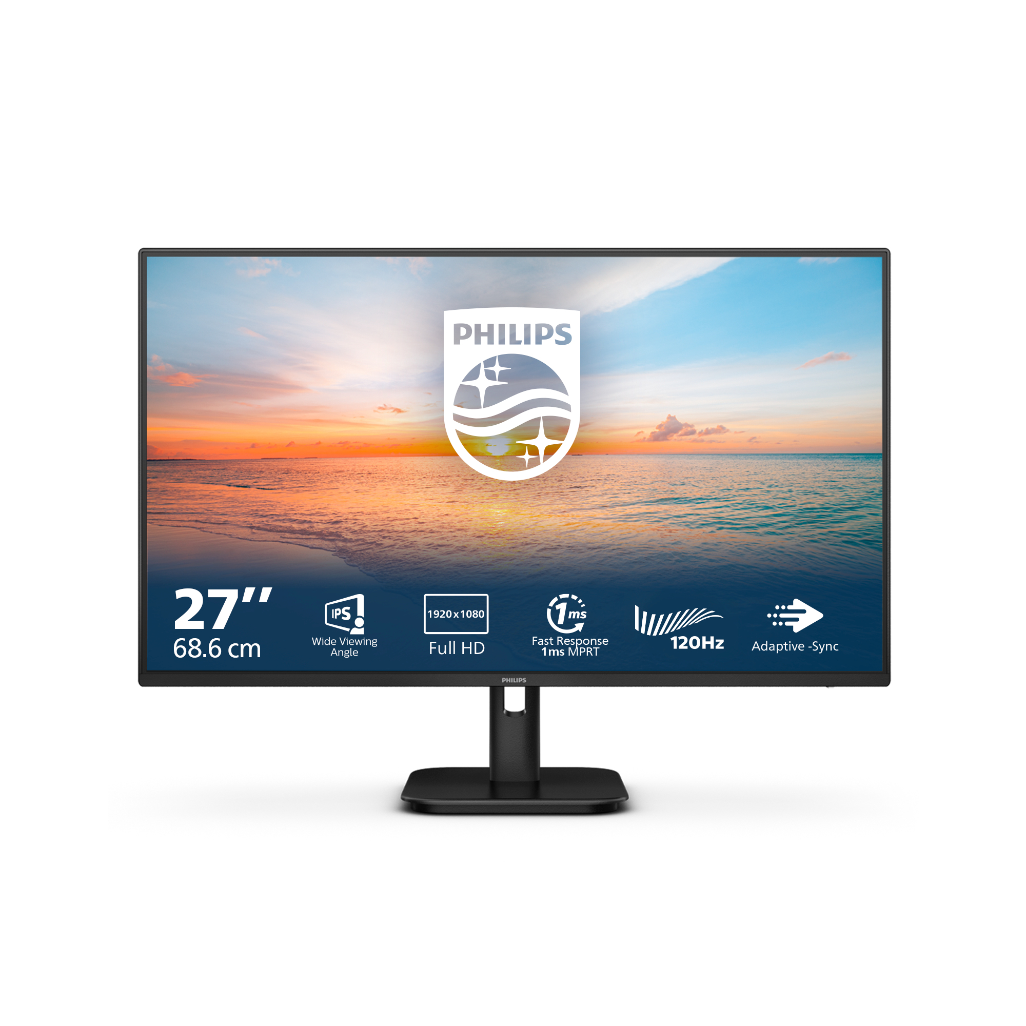 Philips E1N1100A/00 Led Display 68.6  Cm (27") 1920 X 1080 Pixels  Full Hd Lcd Black