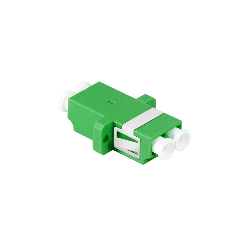 Logilink Fiber Adapter LC Duplex, 12 pieces, with flange, green