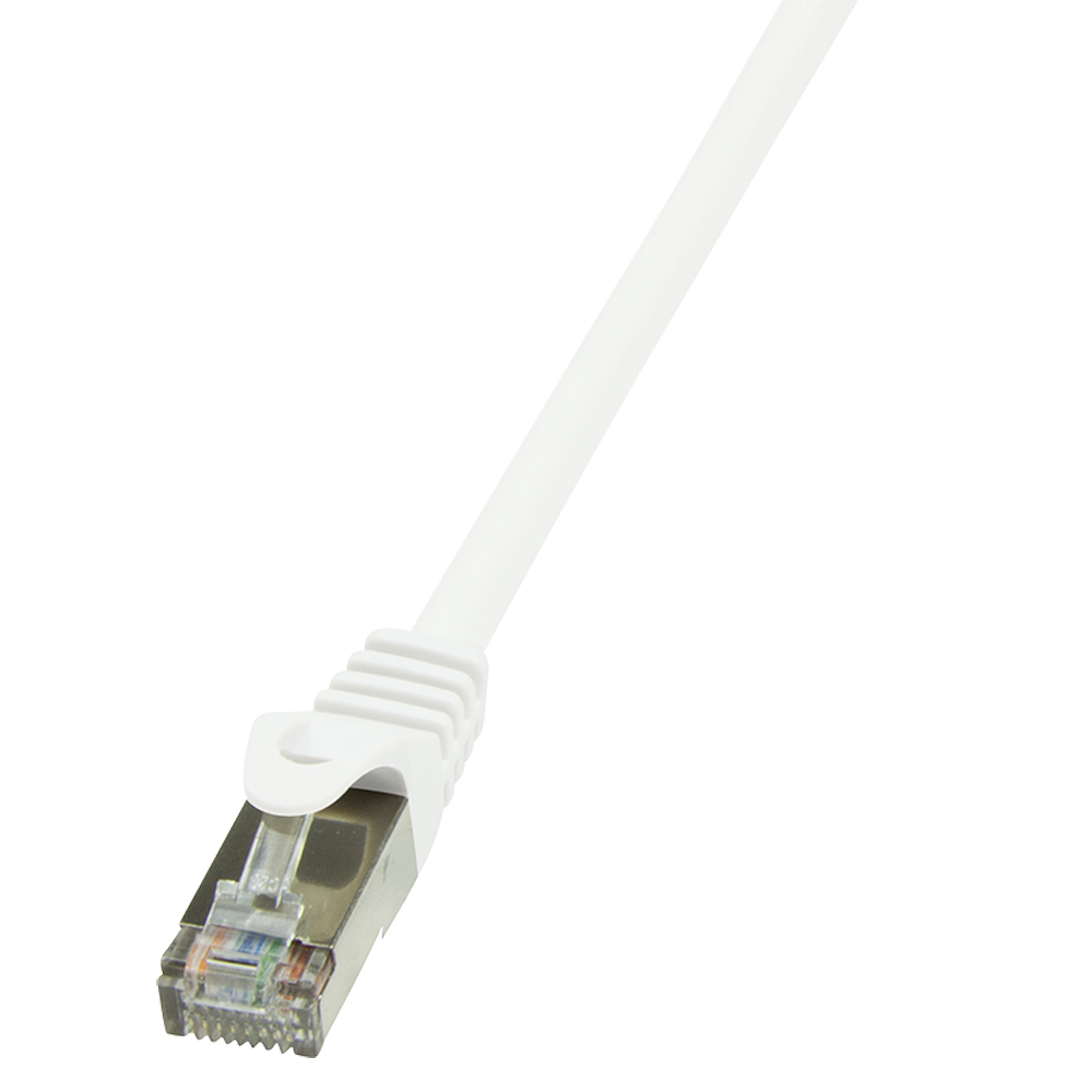Logilink Patch Cable Cat.6 F/UTP, white, 7,50m, EconLine