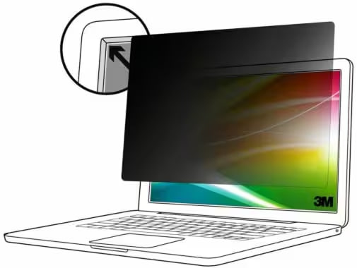 3M Bright Screen Blickschutz 15.6" 16