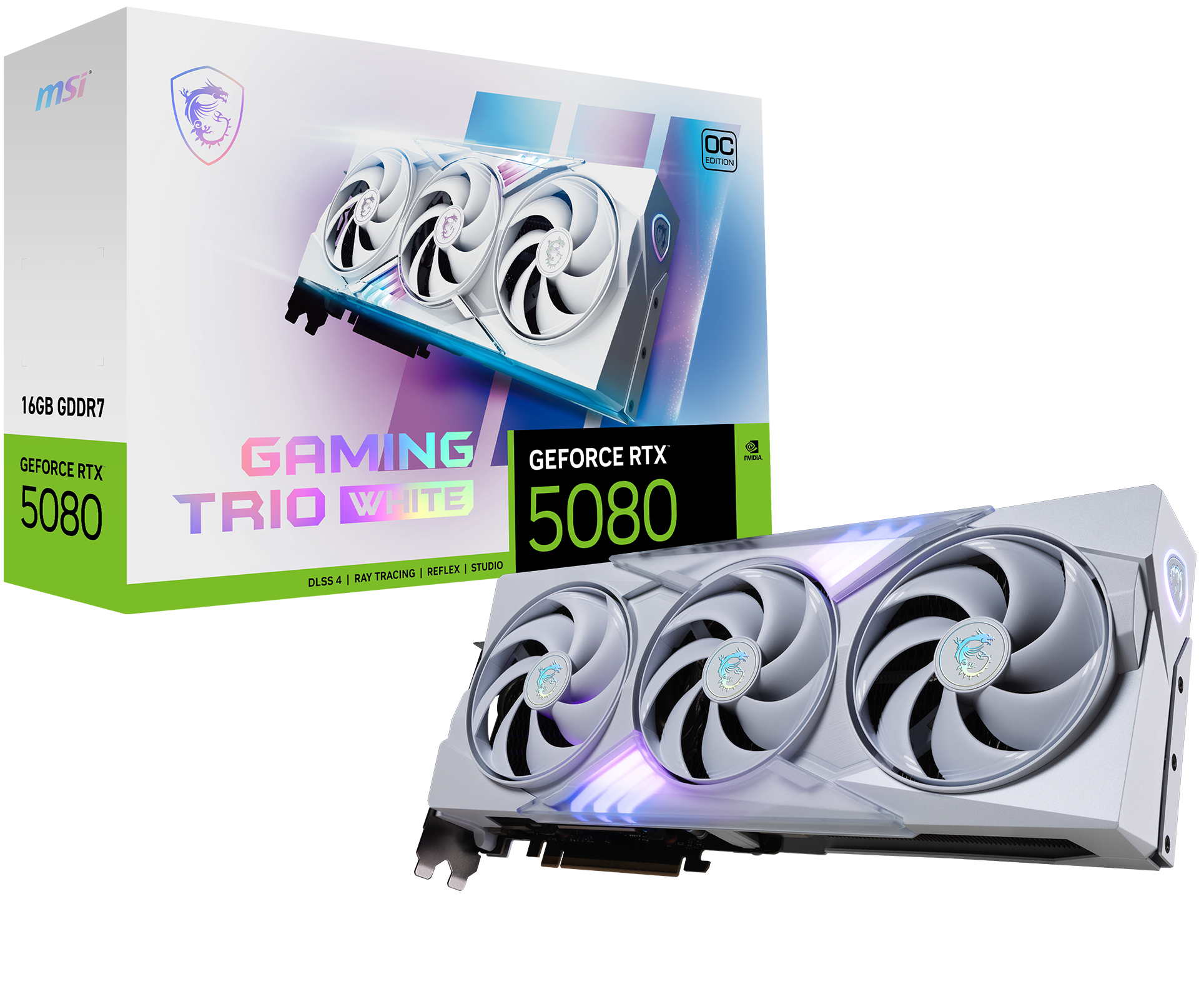 MSI VGA 16GB RTX5080 GAMING TRIO OC WH