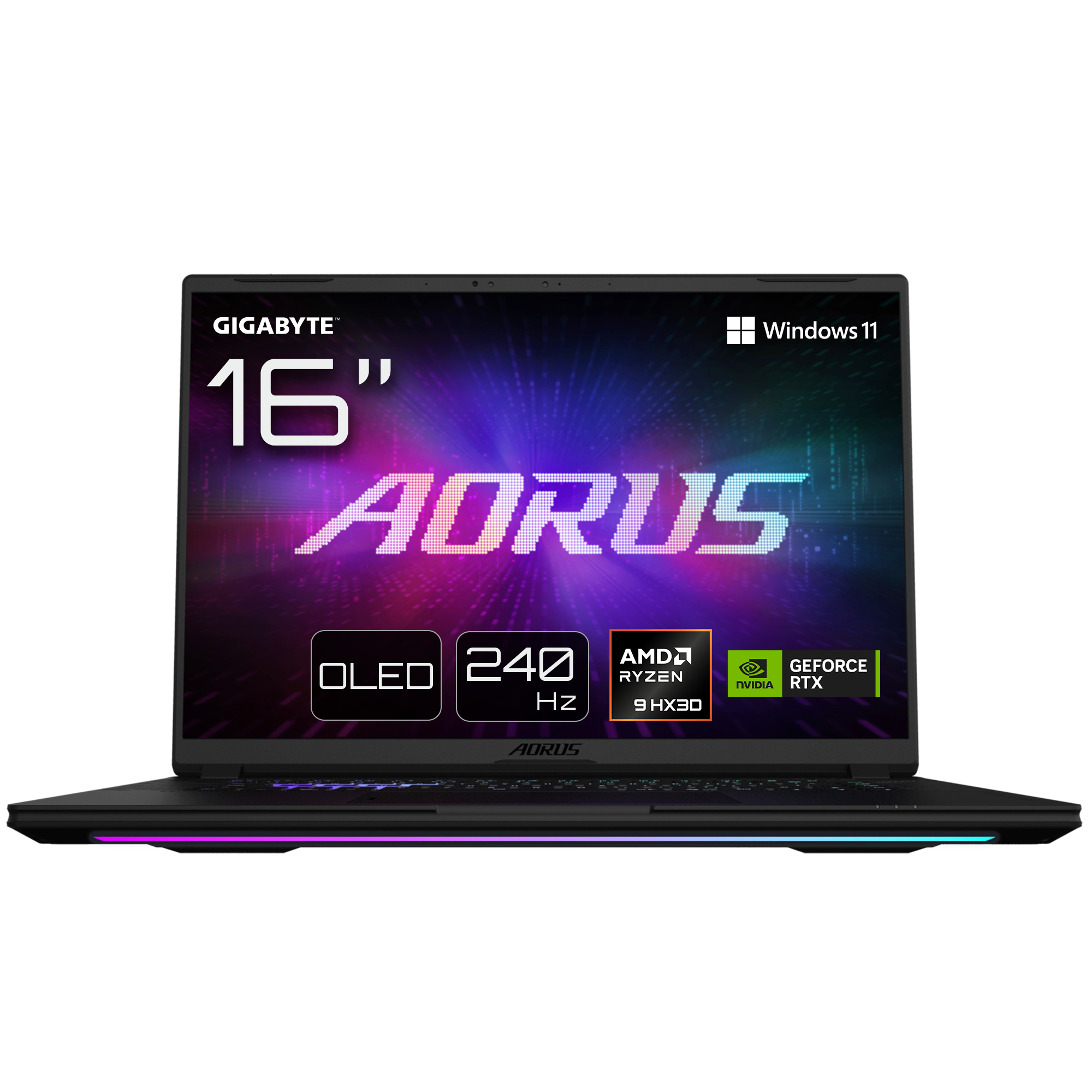 GigaByte AORUS MASTER 16 RYZ9 9955HX3D/32GB/2x1TBSSD/RTX5080/W11 Pro