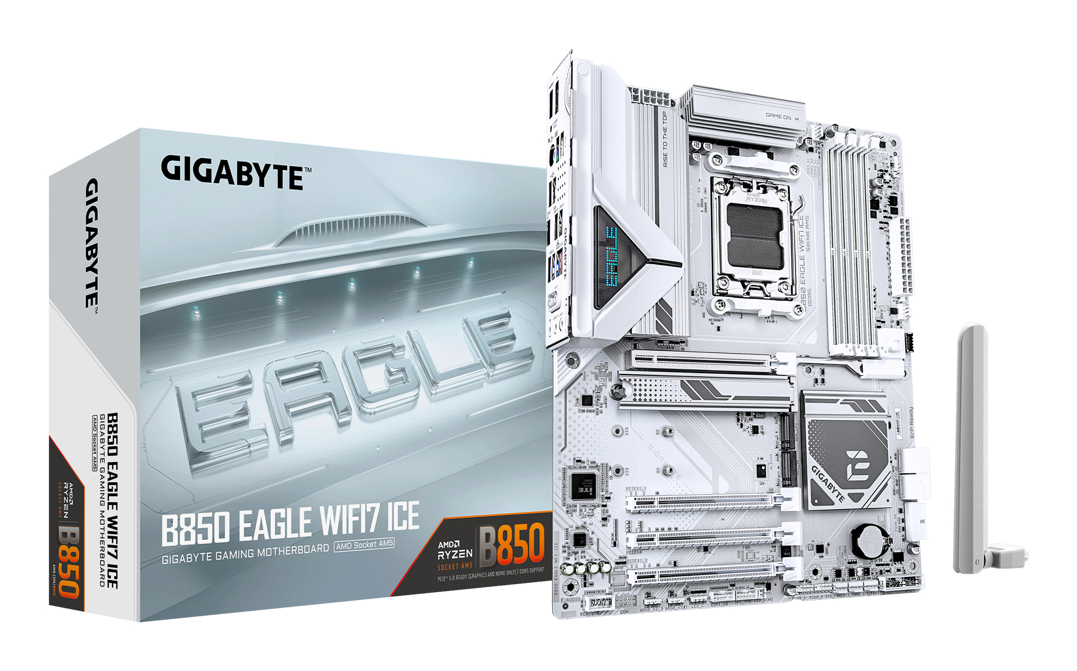 MB GBT AMD AM5 B850 EAGLE WF7 ICE