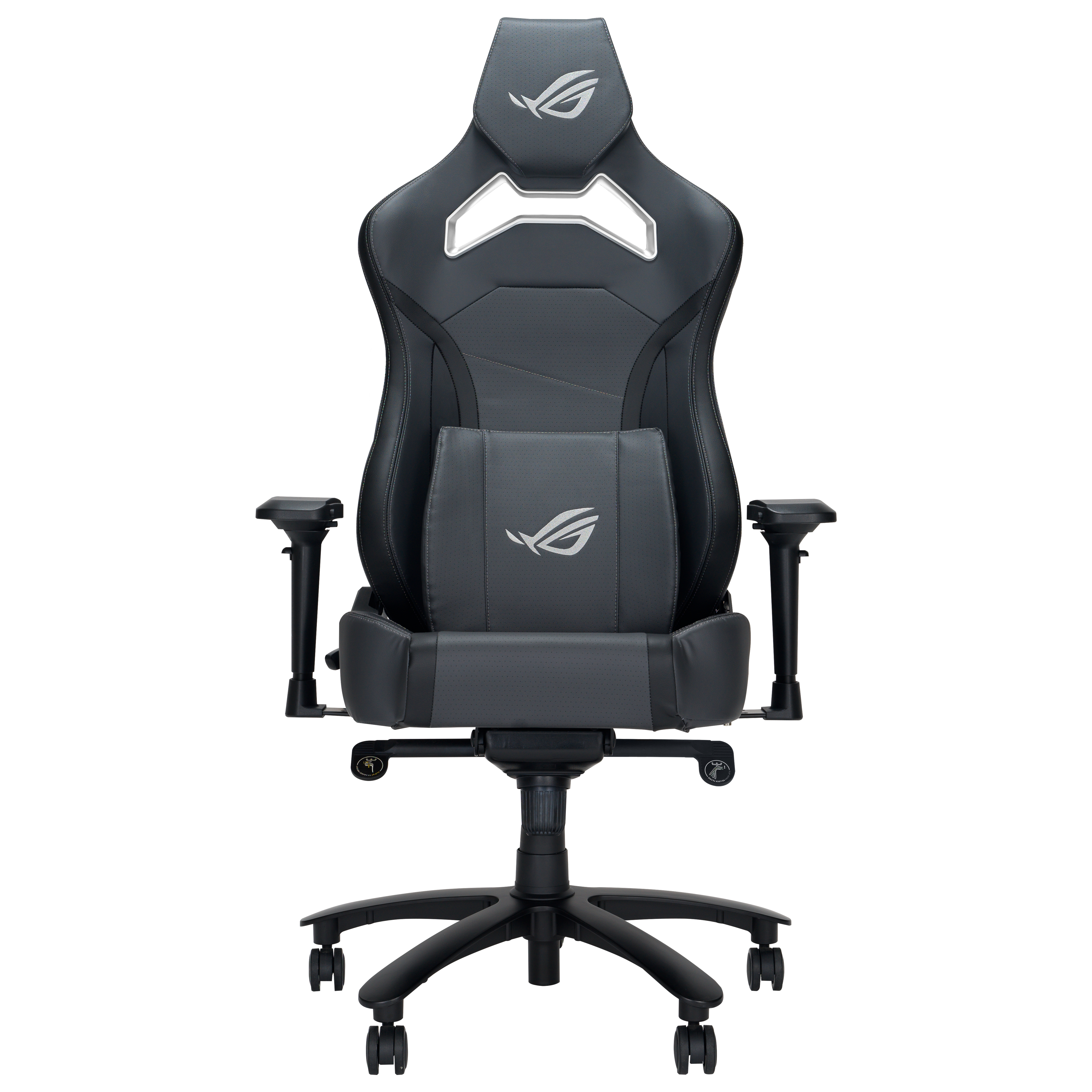 ASUS ROG Chariot X Core Gaming-Stuhl - Aura RGB Beleuchtung, 4D-Armlehnen, Grau
