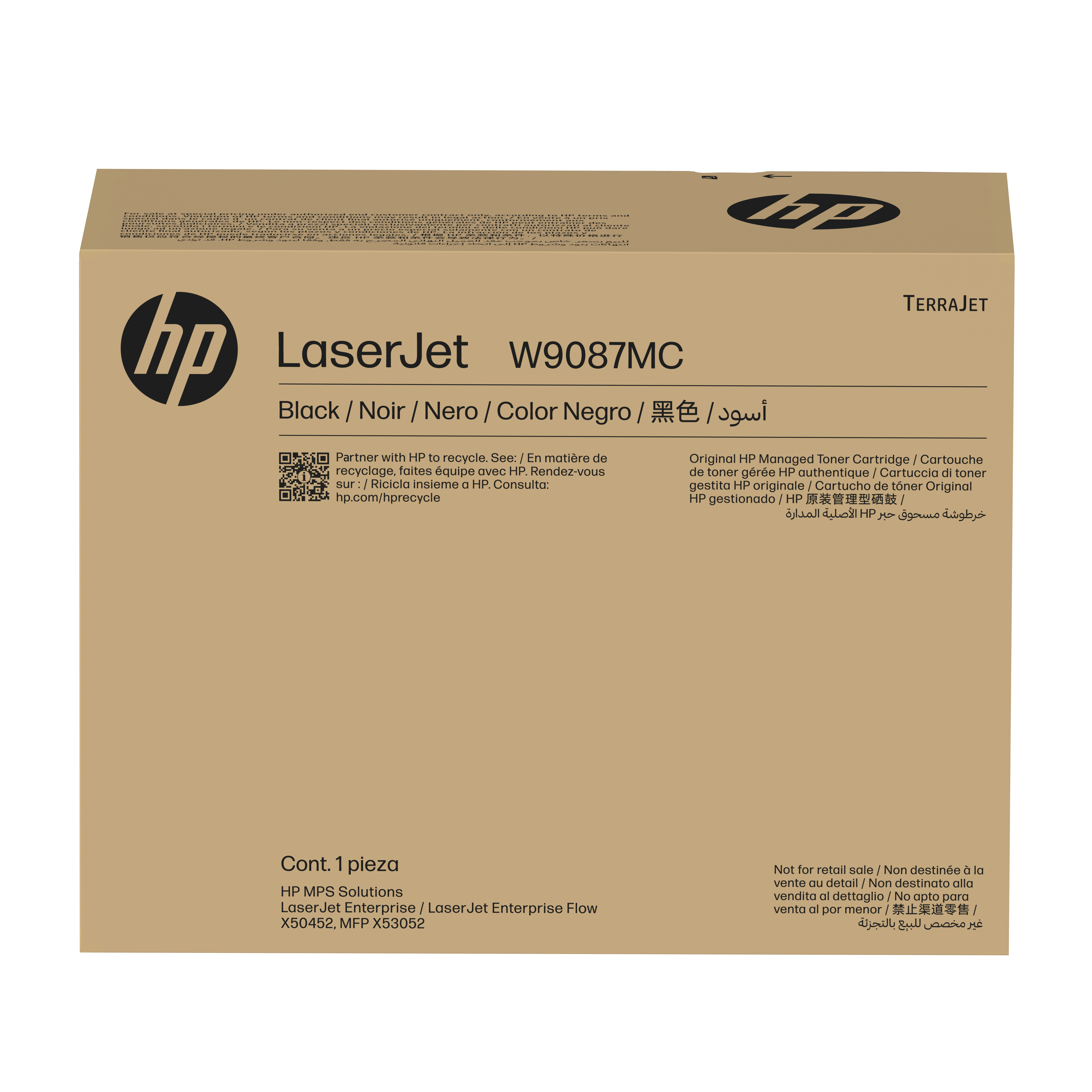 HP W9087MC Black Managed LaserJet Toner Cartridge Schwarz 30000Seiten