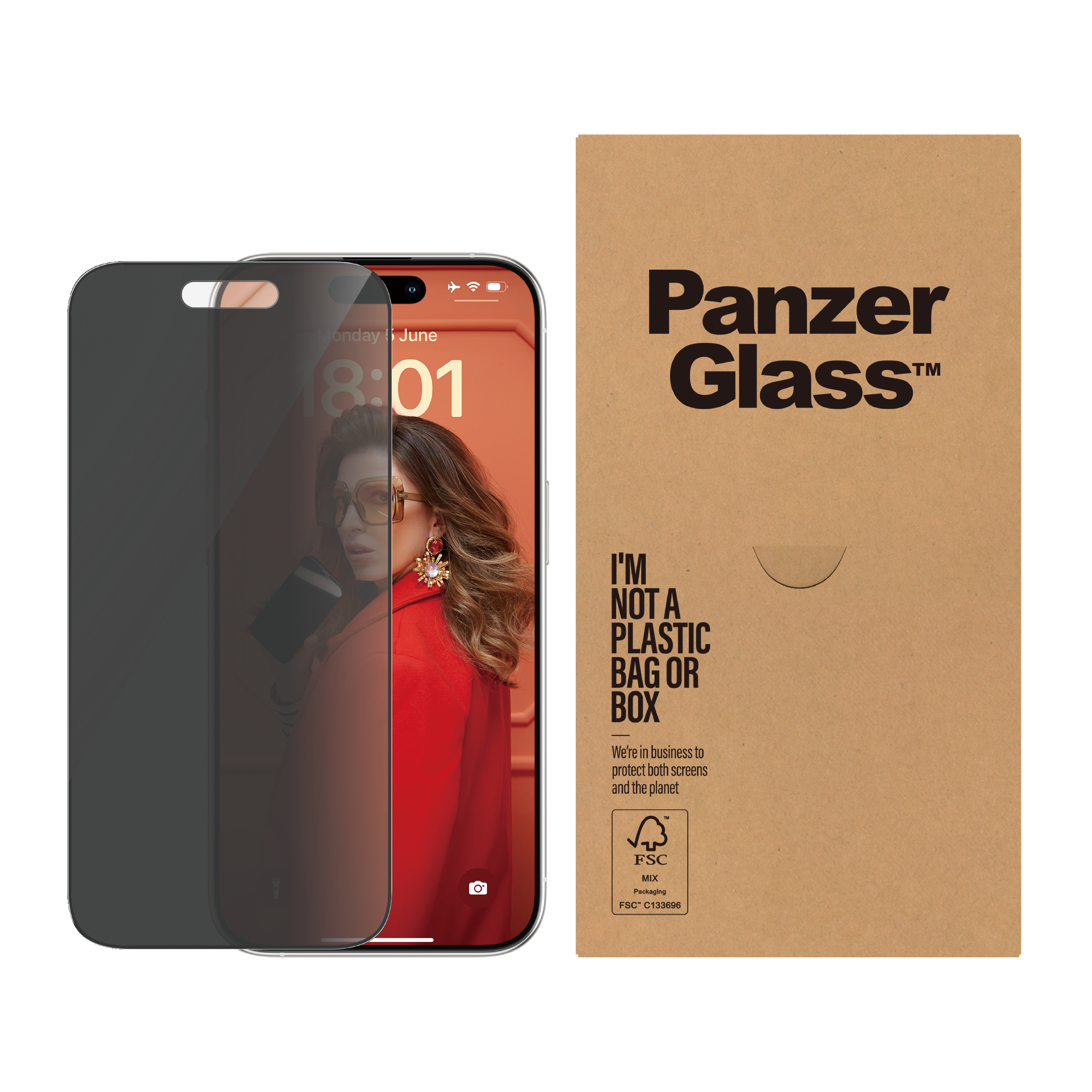 PanzerGlass Privacy - skærmbeskytter f