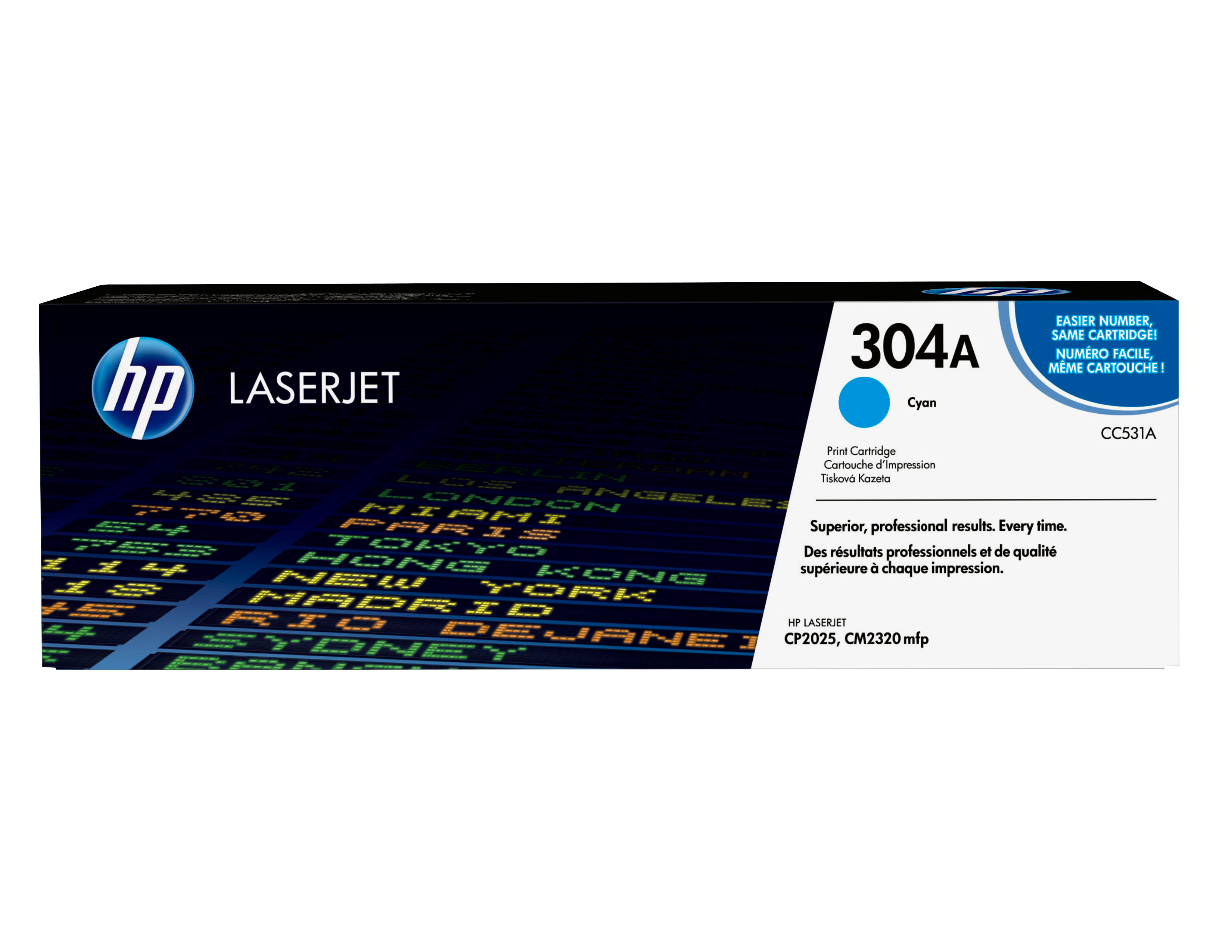 HP Toner Cyan (304A) Pages 2.800