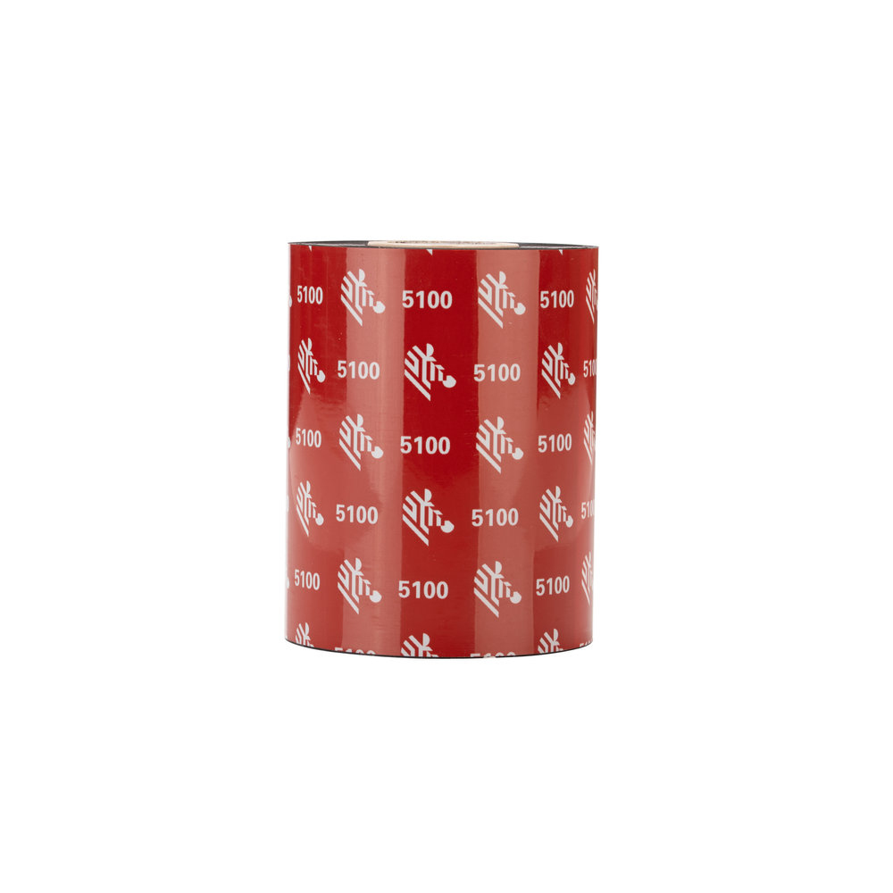 Zebra 5100 Resin - Black - 110 mm x 450 m - Thermal transfer ribbon (05100BK11045)