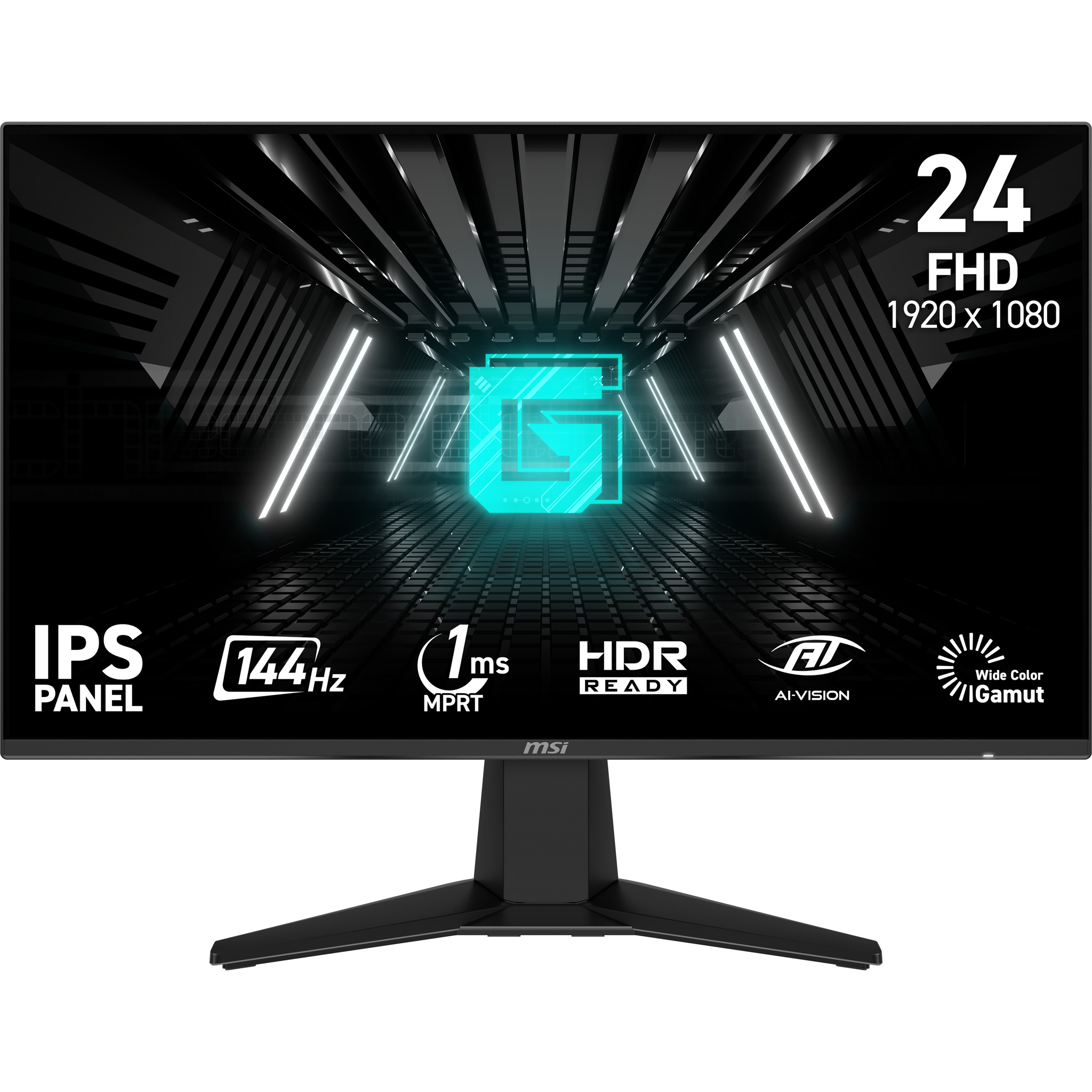 60,5cm/23,8" (1920x1080) MSI G242L E14 16:9 FHD IPS 1ms 144Hz HDMI DisplayPort VESA HDR