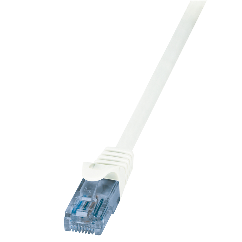 Patch Cable Cat.6A U/UTP, white, 3,00m