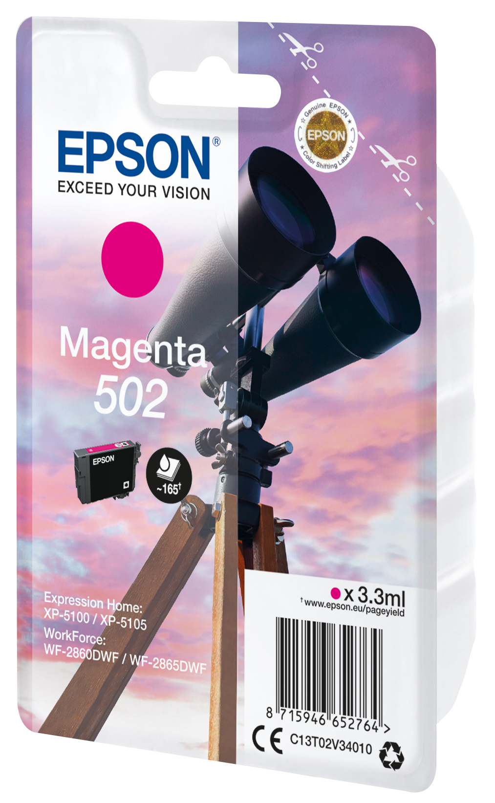 Epson 502 C13T02V34010 magenta