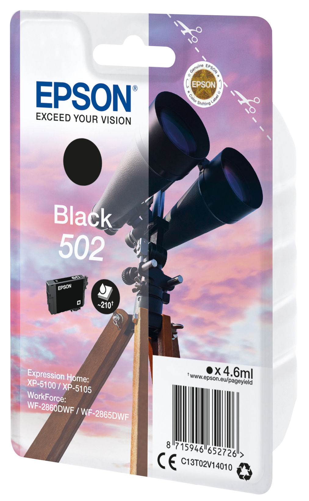 Epson 502 C13T02V14010 black