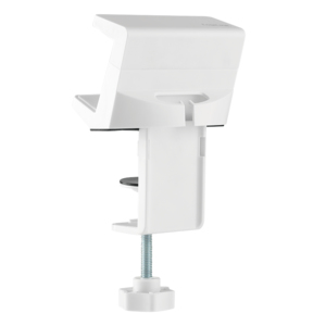 Table mount clamp-on cable organizer