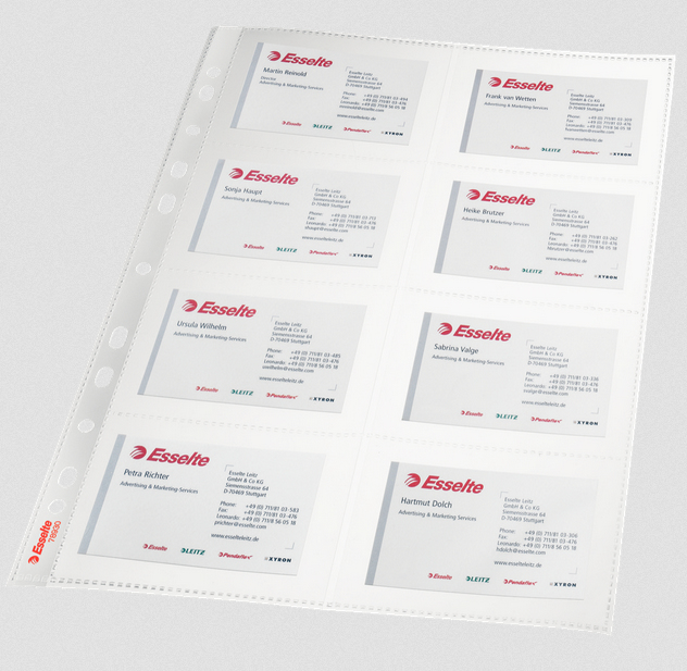 Visitkortlomme 105my PP klar 8rum A4(1