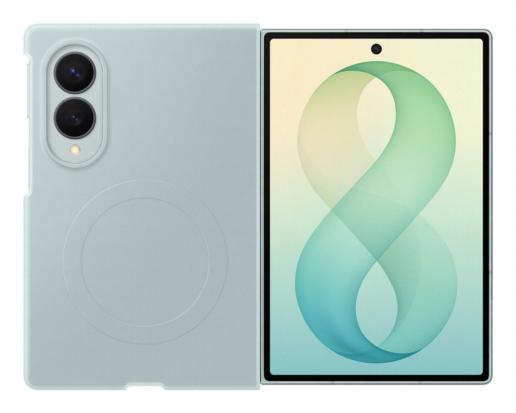 Samsung Silicone Magnet Case fr Galaxy Fold8, green