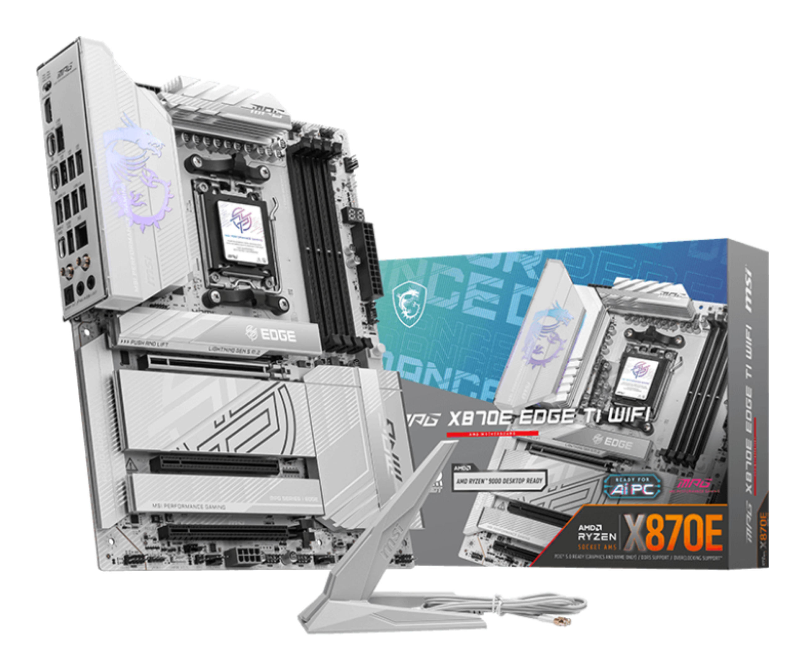 MSI MPG X870E EDGE TI WIFI ATX Socket AM5 AMD X870E