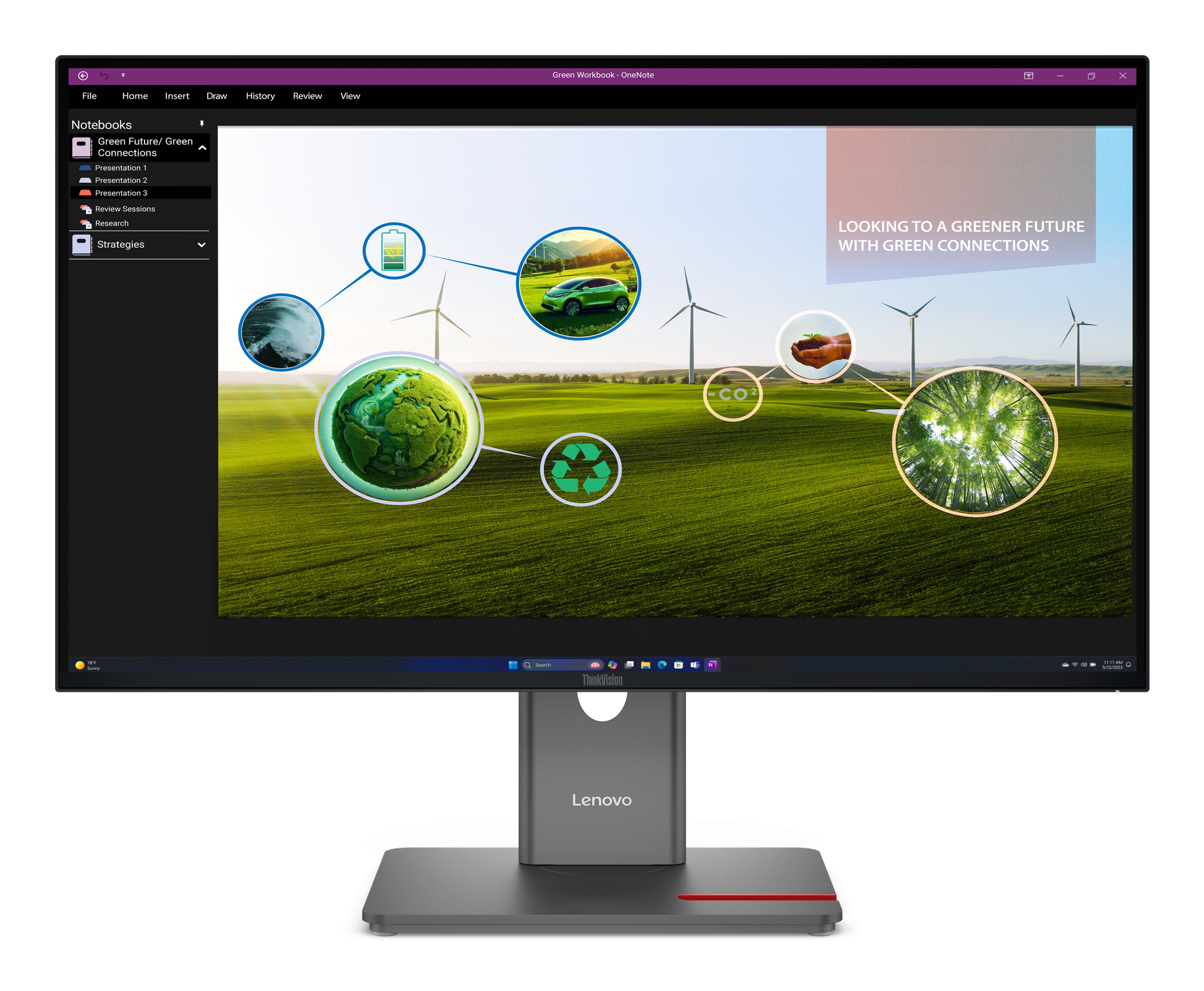 LENOVO ThinkVision P27Q-40 LED monitor 27inch 2560x1440 QHD 120Hz IPS 350cd/m2 1500:1 DisplayHDR 10 4ms HDMI DisplayPort DaisyChain