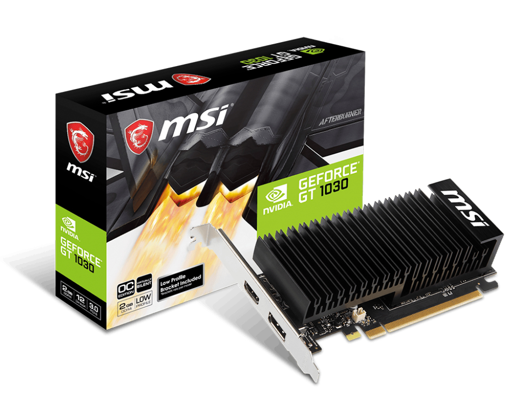 MSI NVIDIA GeForce GT 1030 DDR4 SDRAM