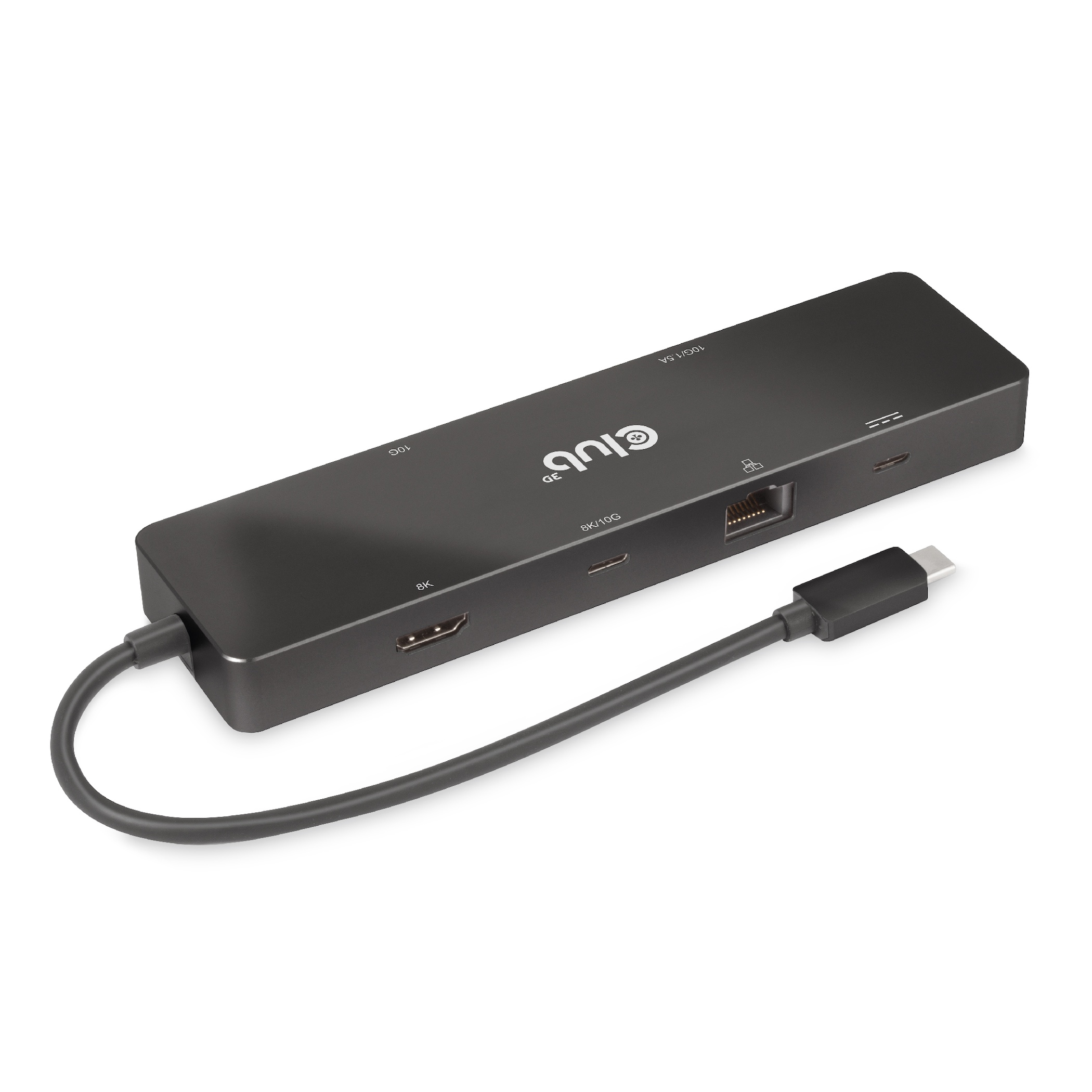 Club 3D CSV-1584 Dockingstation - USB Type C 6-in-1 MST Dual 4K60Hz Dual 4K60Hz