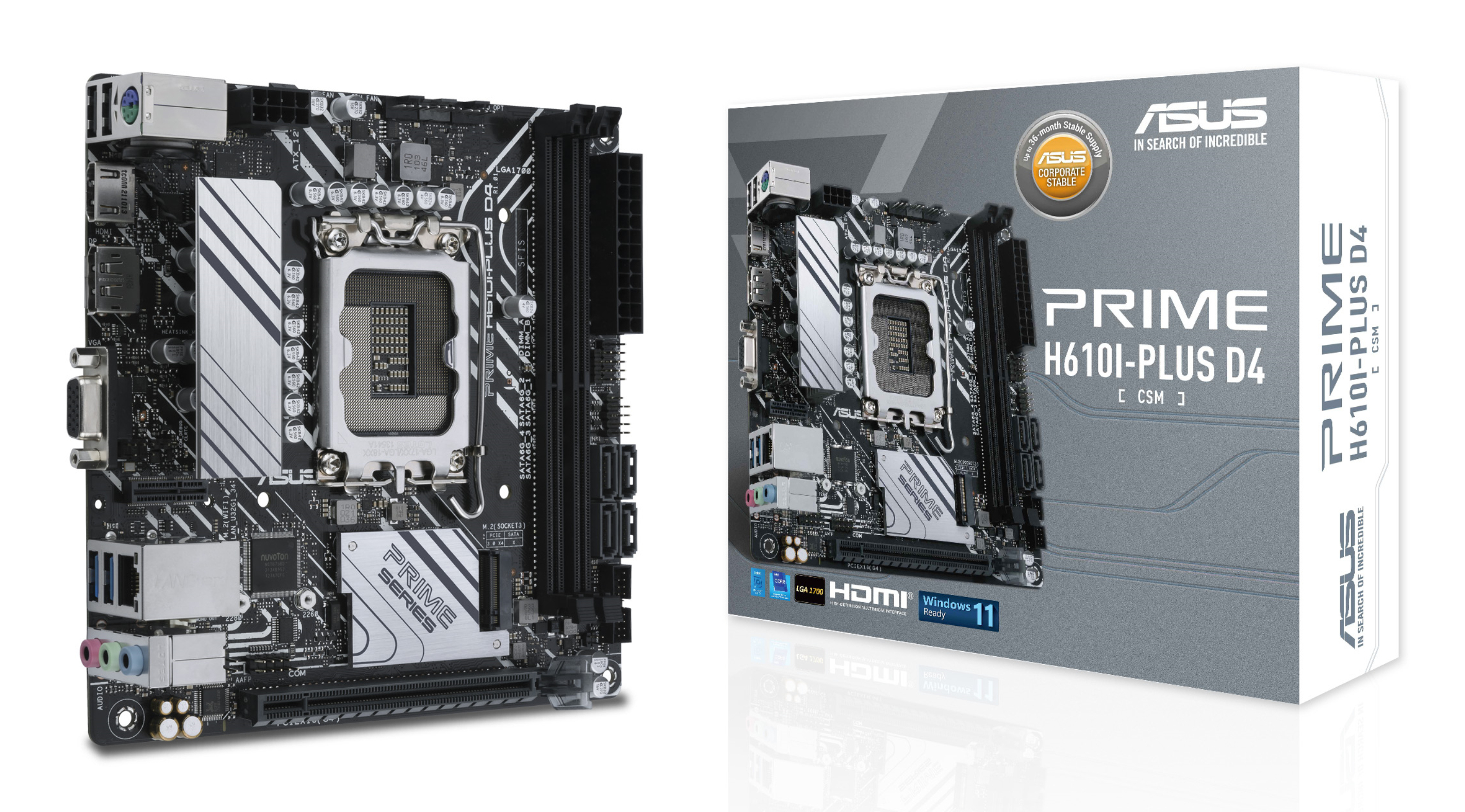 MB ASUS PRIME H610I-PLUS D4-CSM