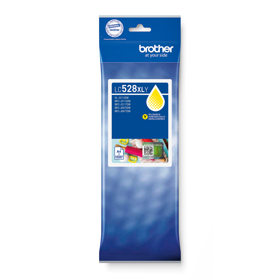Brother LC528XLY Yellow Ink Cartridge Gelb