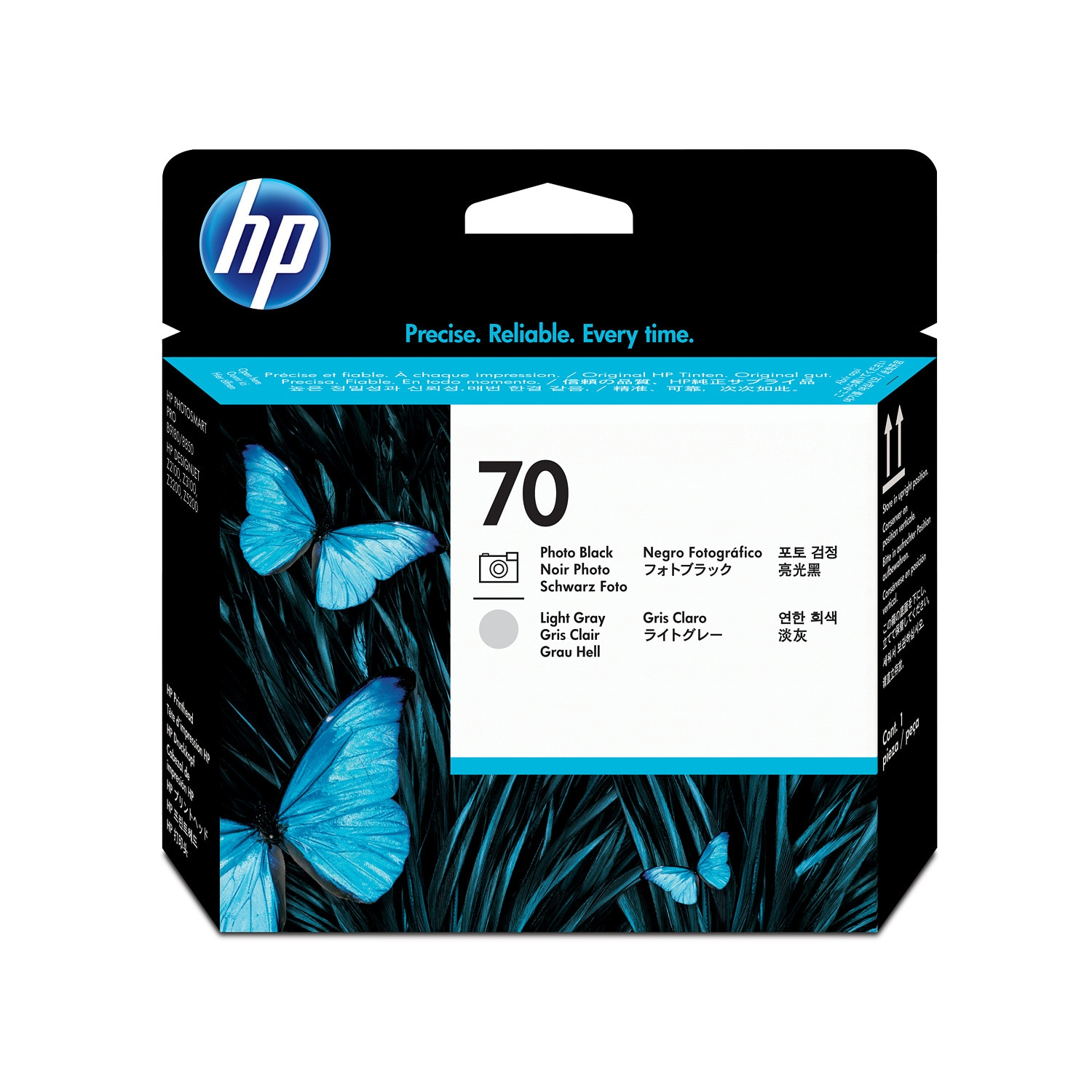 HP Printhead No 70 HP70 HP 70 Black Schwarz + Light Grey (C9407A)