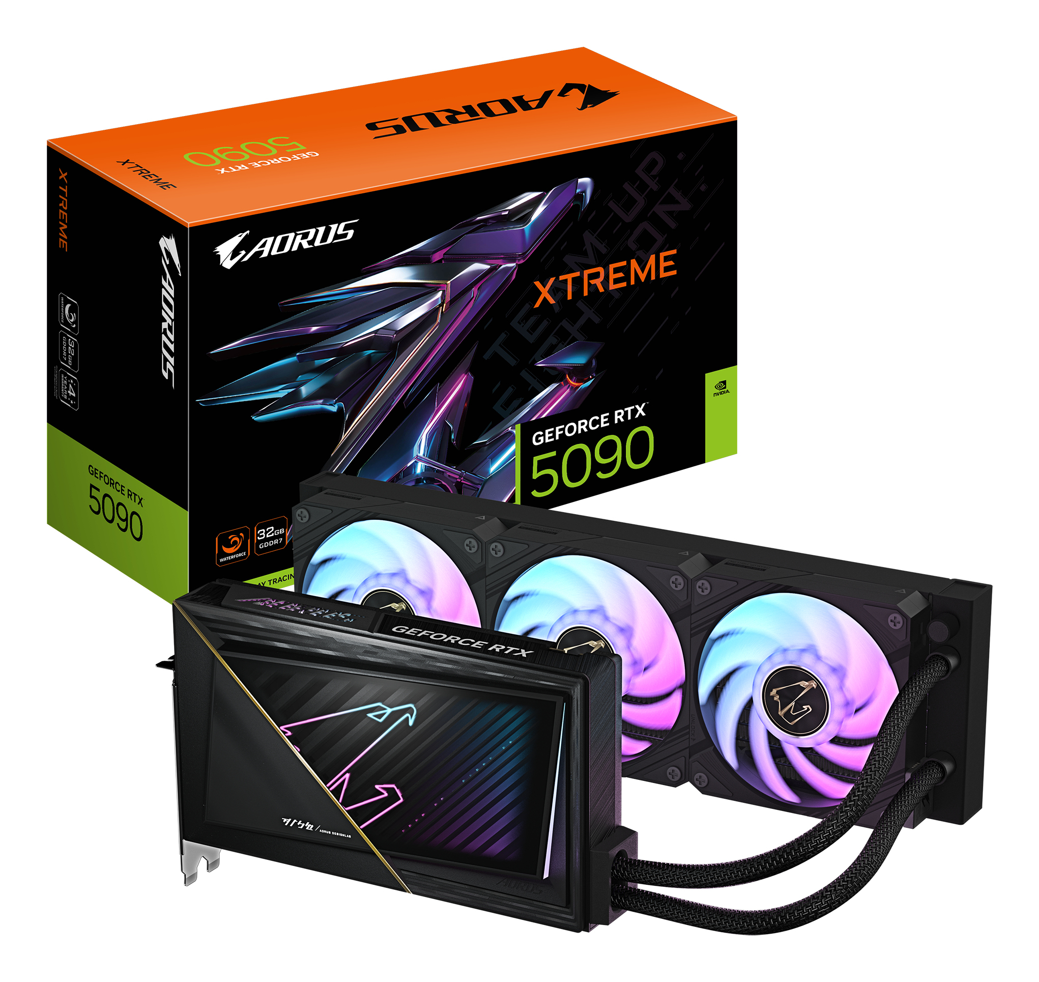 RTX 5090 32GB Gigabyte Aorus Xtreme Waterforce GDDR7