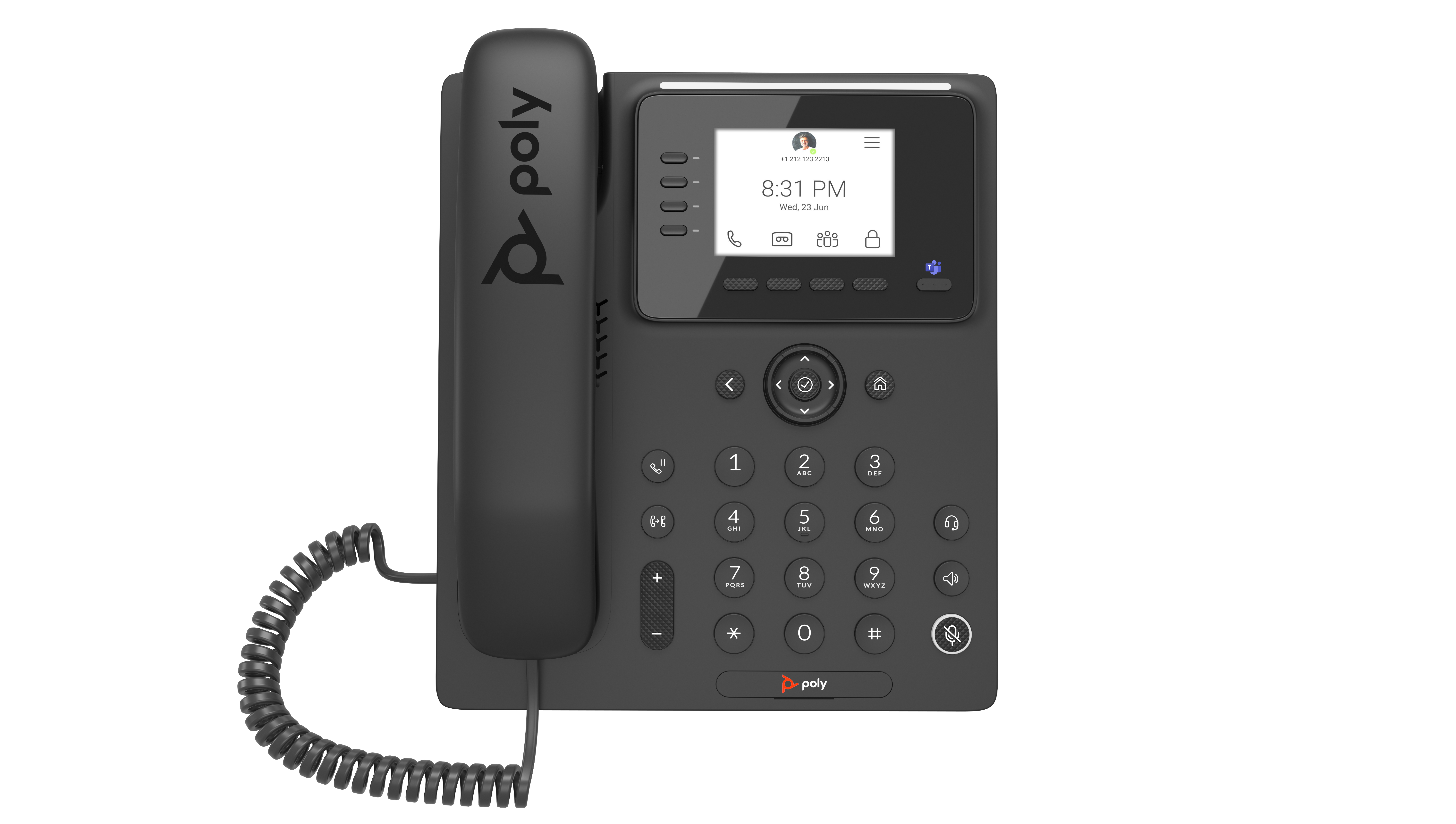HP Poly CCX 350 Phone Teams (PoE. ohne Netzteil)