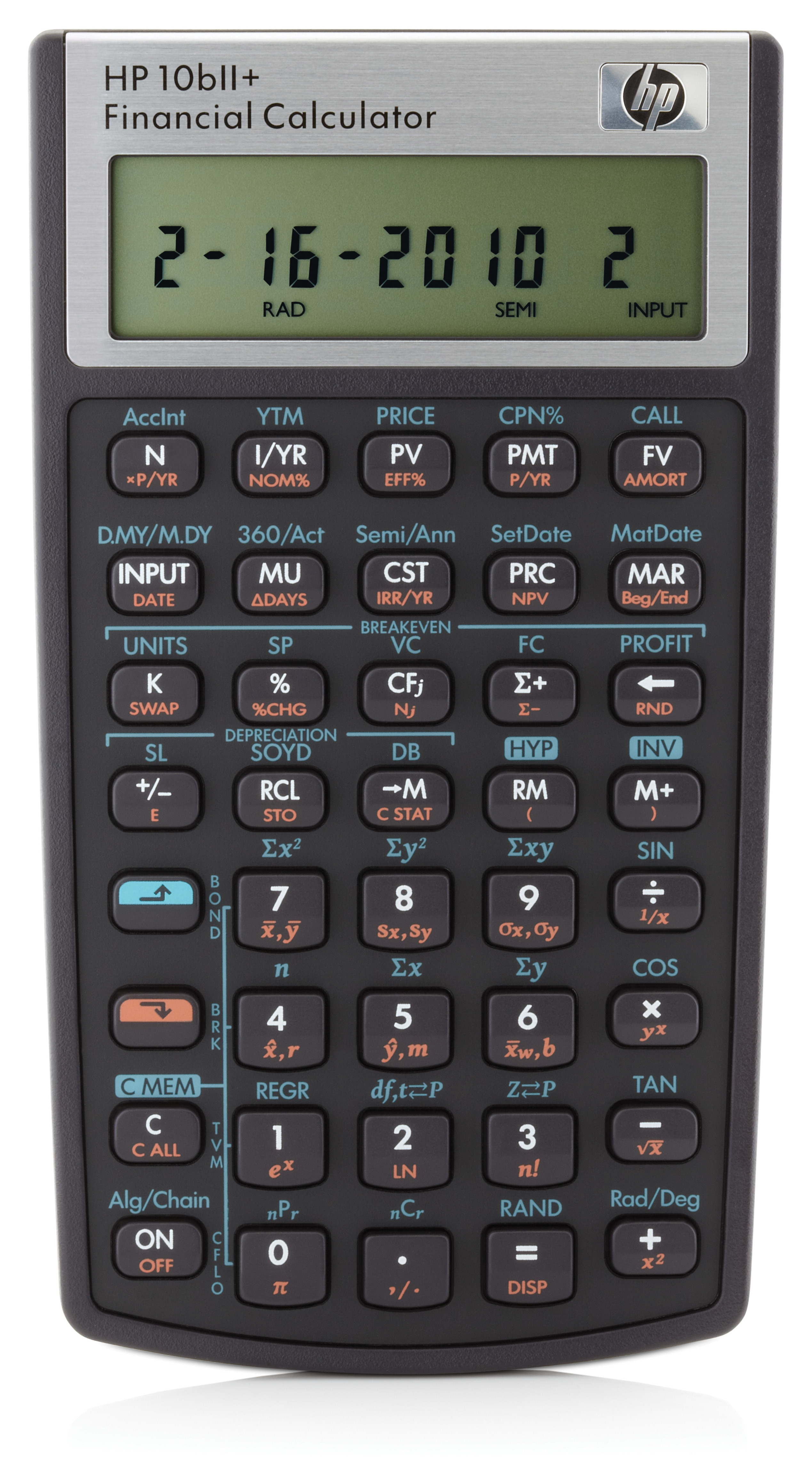 HP 10BII+ financial calc. (Nordic CD)