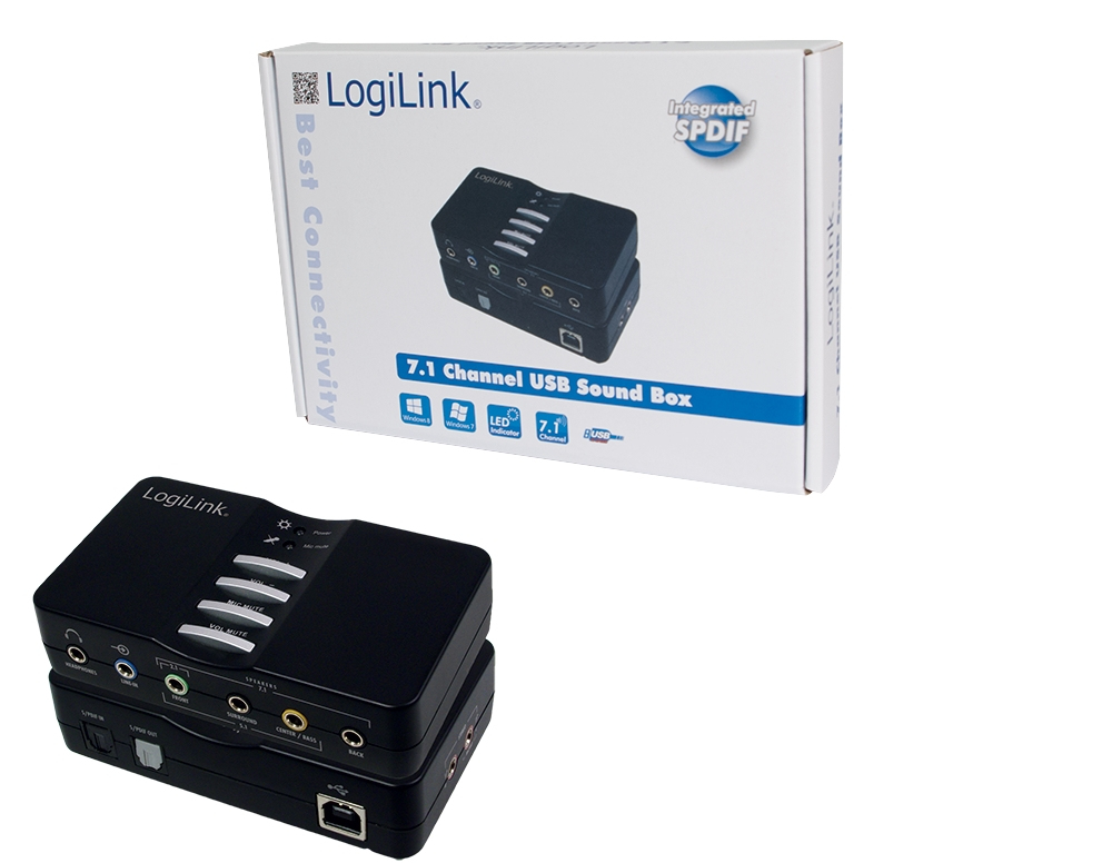 LogiLink USB Sound Box 7.1 8-Kanal