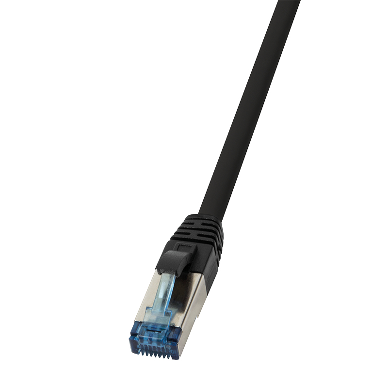 Patch Cable Cat.6A S/FTP - PUR 5,00m, black