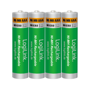 Battery, Rechargeable, NiMH, AAA, 4pcs. Blister