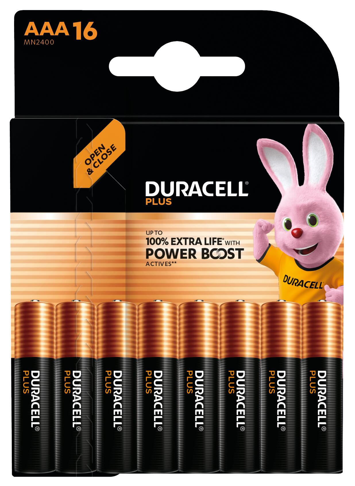 Duracell Plus Engangsbatteri AAA Alkal