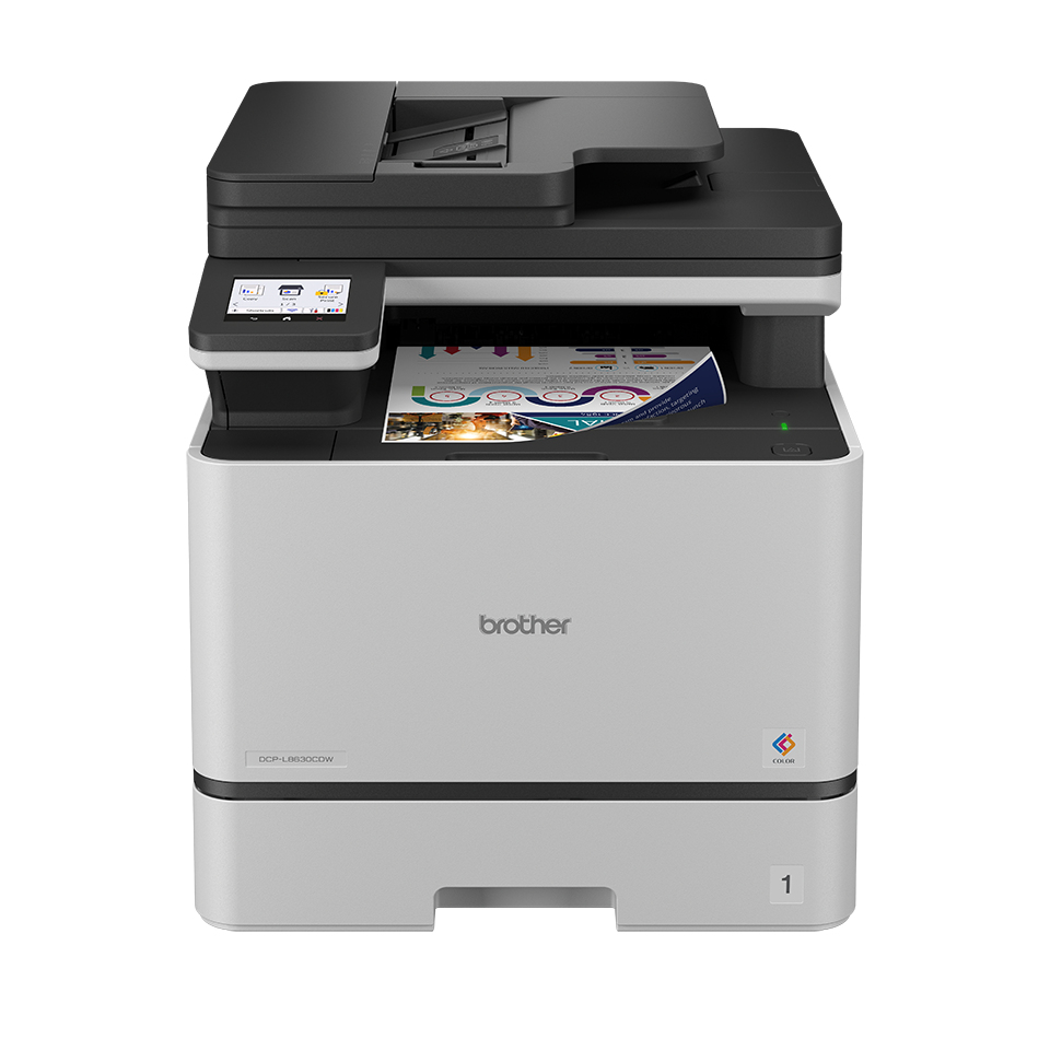 BROTHER DCP-L8630CDW 3-in-1 MFP Duplex 31ppm A4 USB 250 Sheet Tray Dual Band WLAN