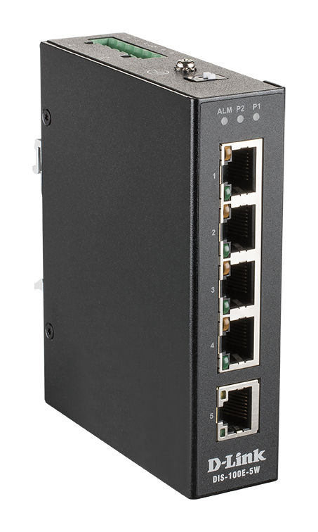 D-Link DIS 100E-5W - switch - 5 porte