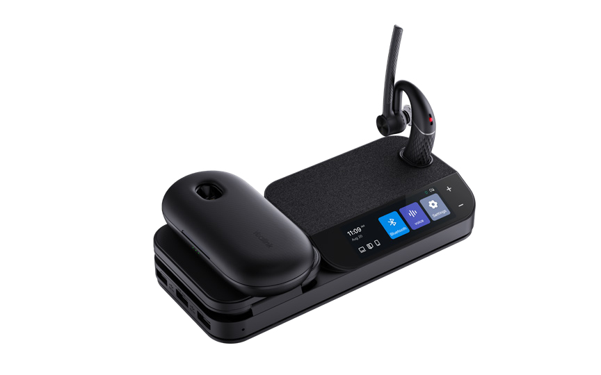 Yealink BH71 Workstation Pro | Teams Certified Bluetooth Headset - Office/Hybrid work | Mono | Closed | In-ear | Trådløs | Sort
