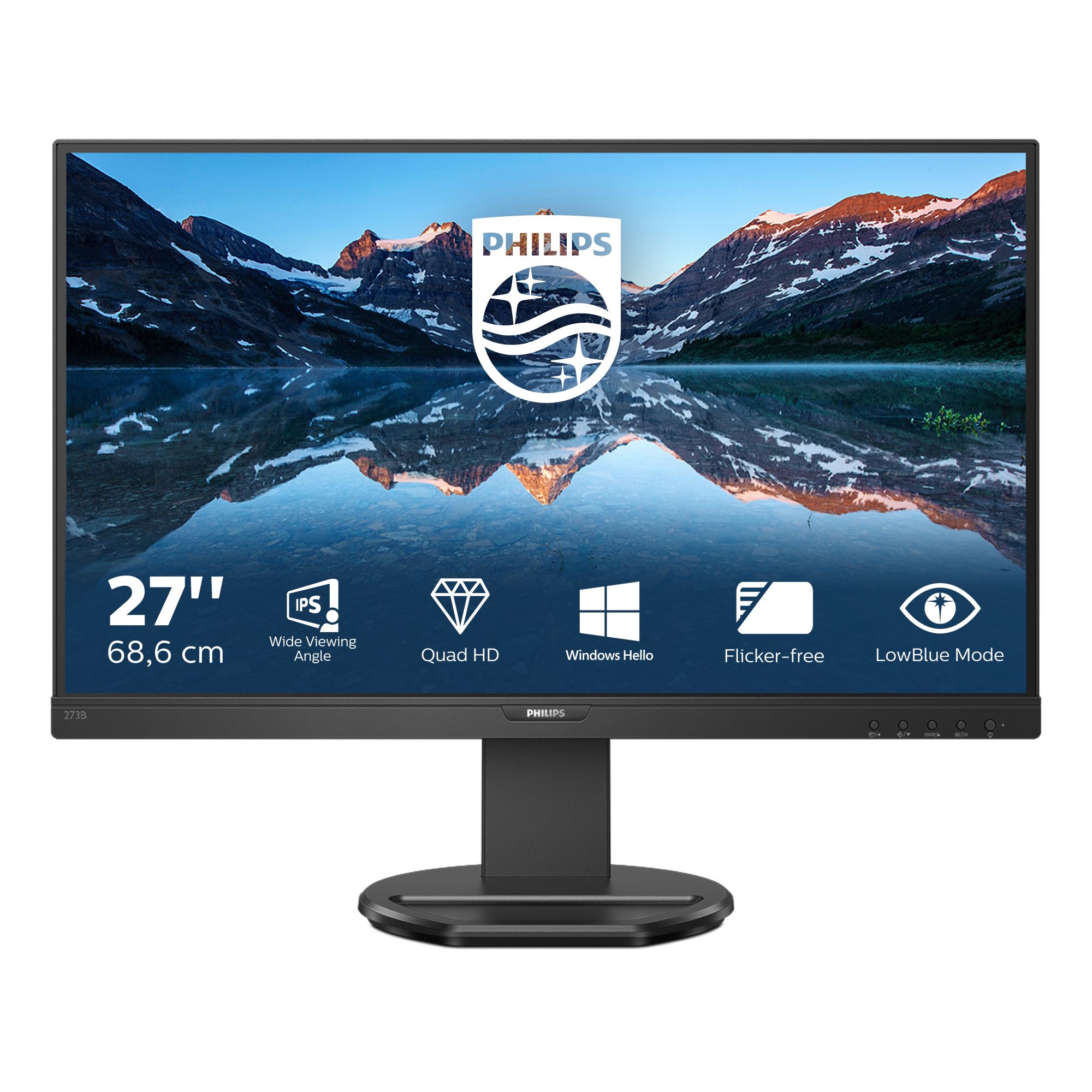 Philips B Line 276B9 27 IPS 2560 x 1440 (2K) HDMI DisplayPort USB-C 75Hz