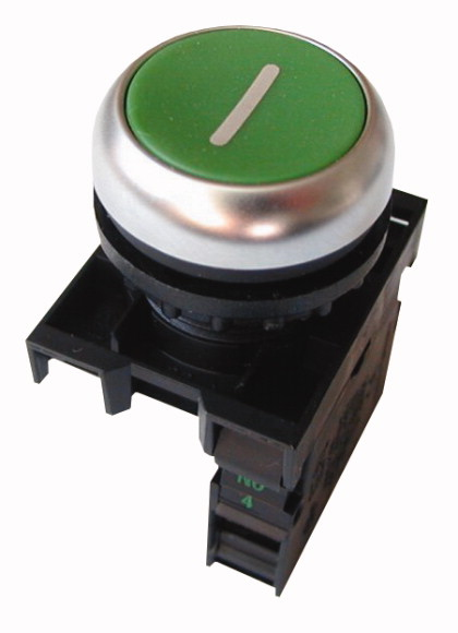 EATON M22-D-G-X1/K10 Drucktaster 216512 1S flach grn Frontbefestigung 216512