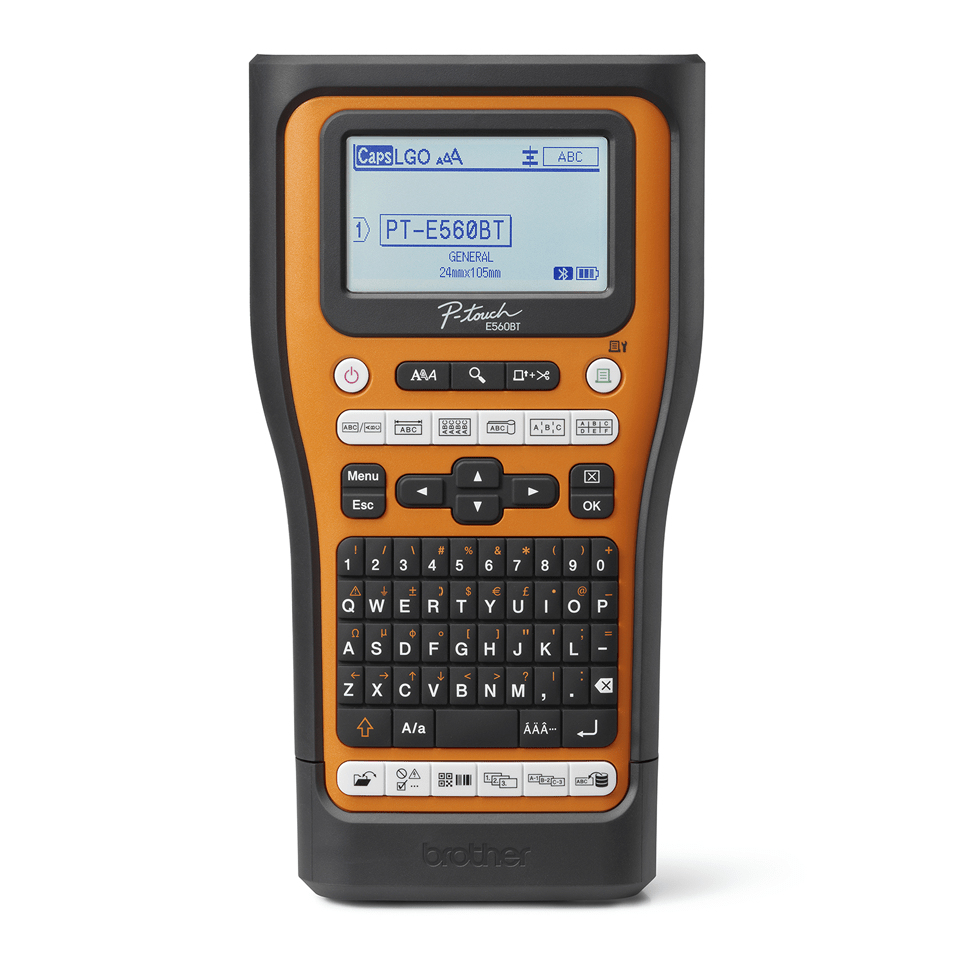 Brother P-Touch PT-E560BTSP - Beschriftungsgerät - s/w - Thermotransfer - Rolle (2,4 cm)