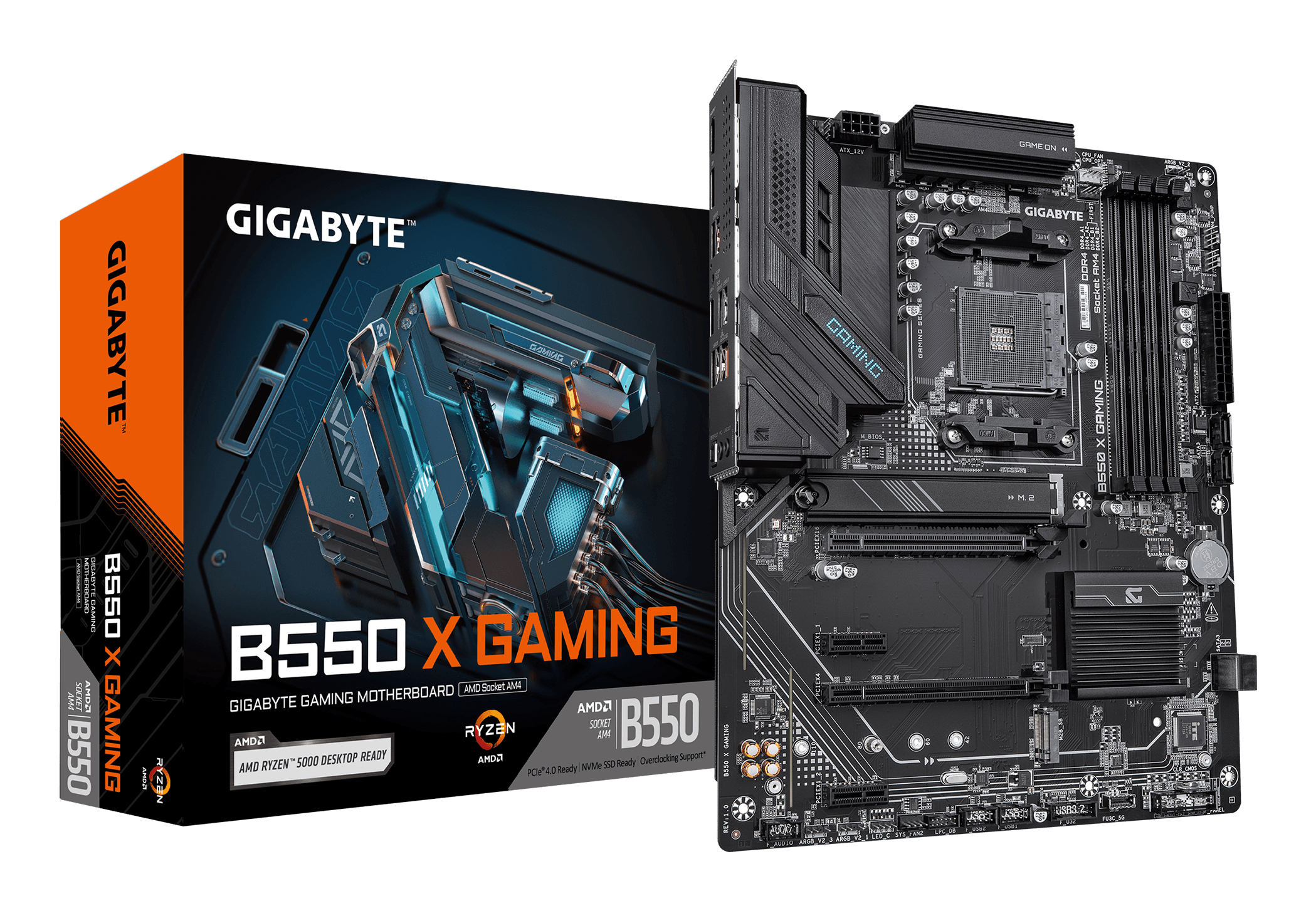 GIGABYTE B550 X GAMING AM4 4xDDR4 HDMI 2xM.2