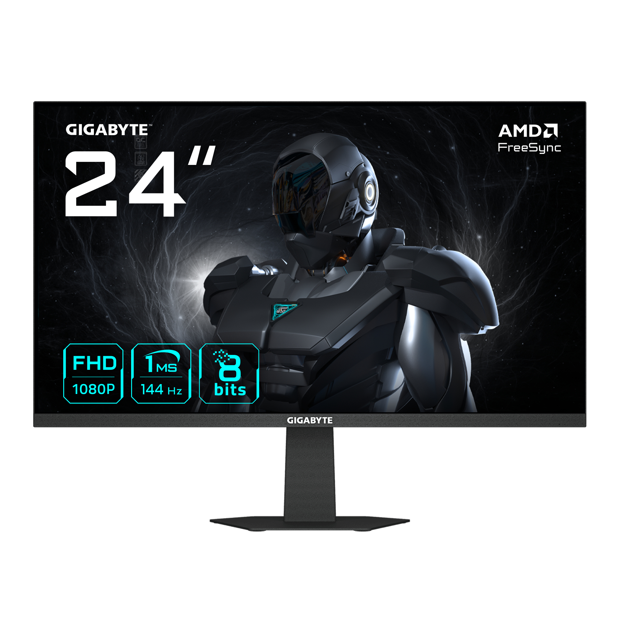 60,5 cm (23.8") 1920 x 1080 Pixel Gigabyte GS24F14 16:9 Full HD IPS 1 144 Hz DisplayPort HDMI VESA