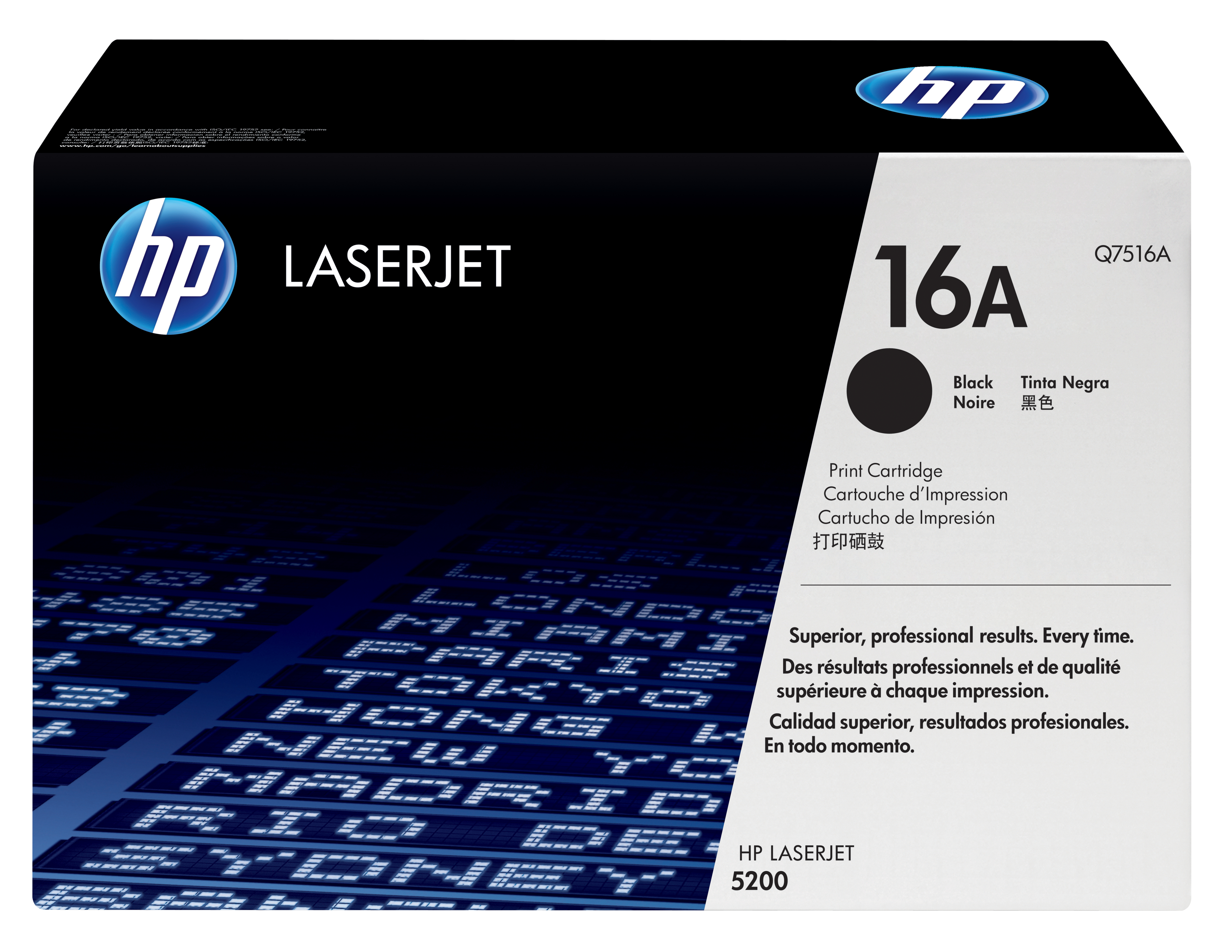 HP 16A - sort - original - LaserJet -