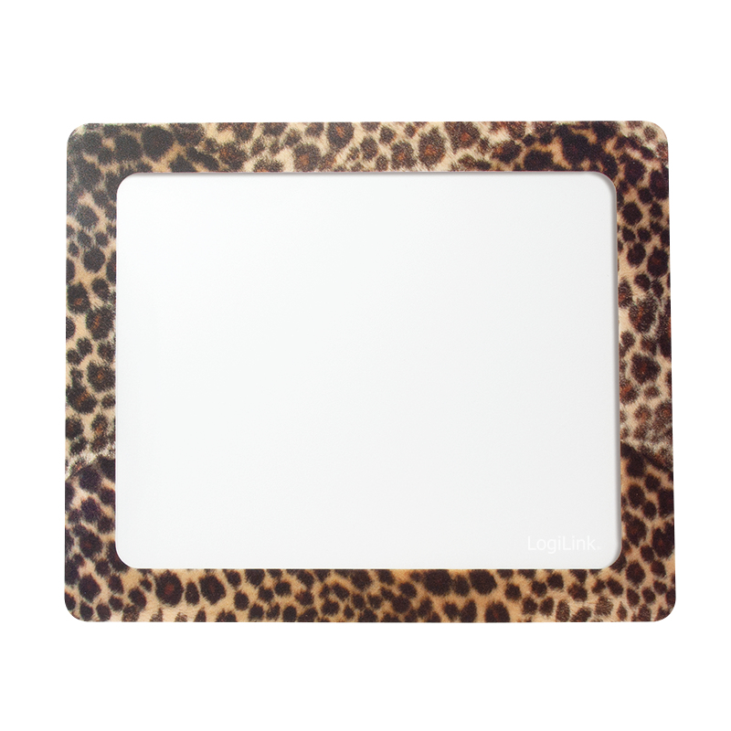 Logilink Mauspad Fotorahmen "Leopard Design" extra dünn