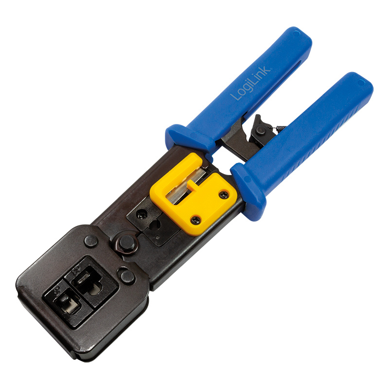 Crimping Tool Dual Modular 8/6P + Pass Through (EZ), with cutter