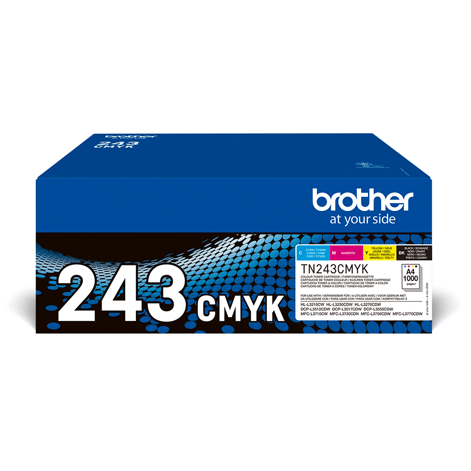 Original Toner Brother TN-243CMYK, Sch