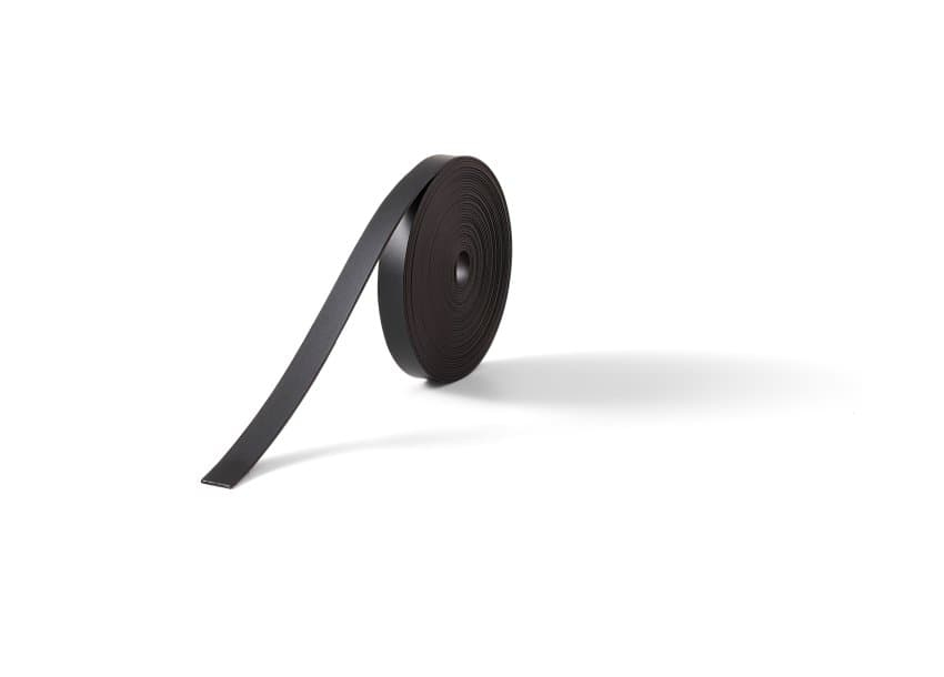 Magnetbandstreifen (B)10 mm x (L)5 m, schwarz fr Planngstafeln (1901131)