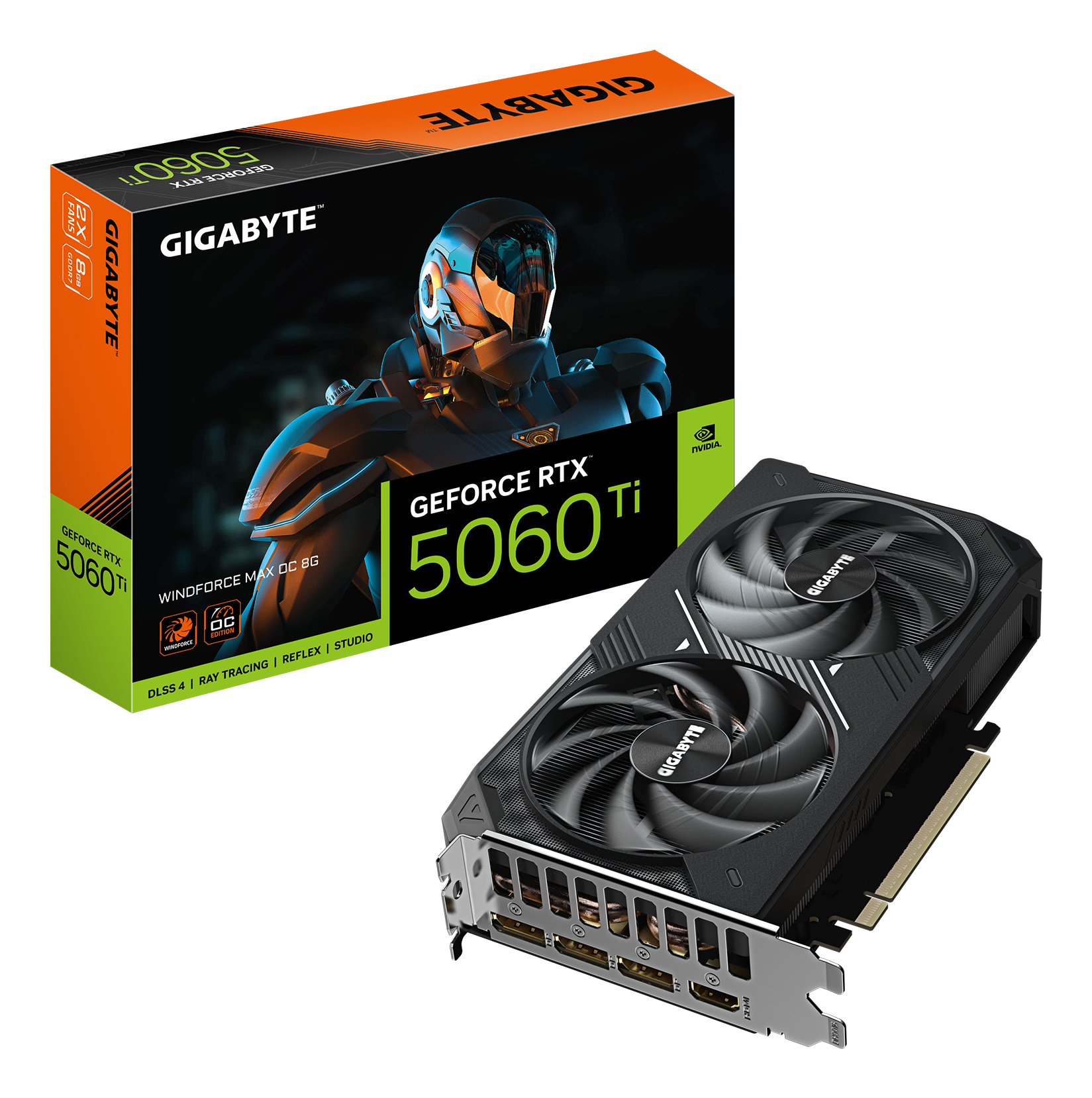 RTX 5060 TI 8GB Gigabyte Windforce Max OC GDDR7