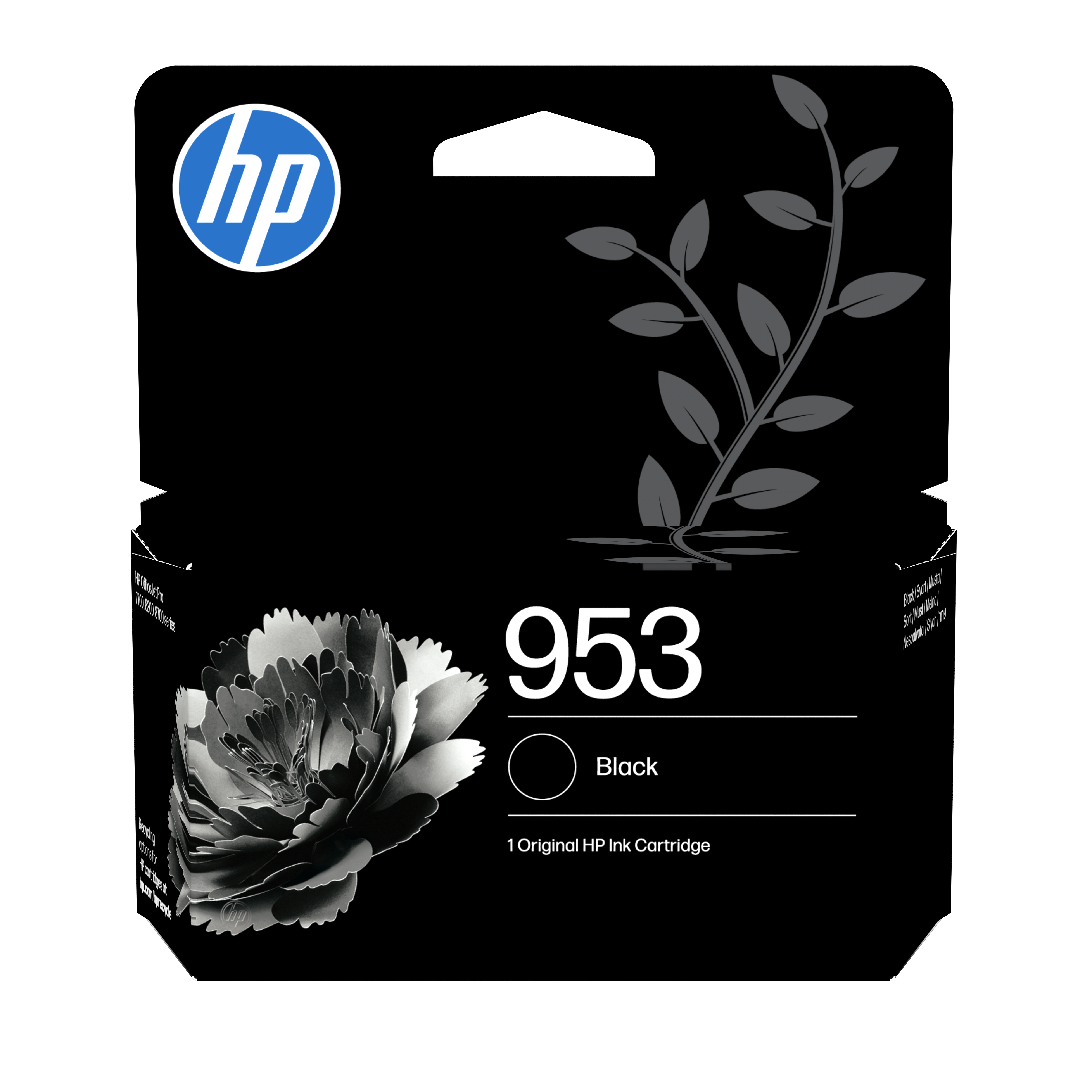 HP 953 - sort - original - blækpatron