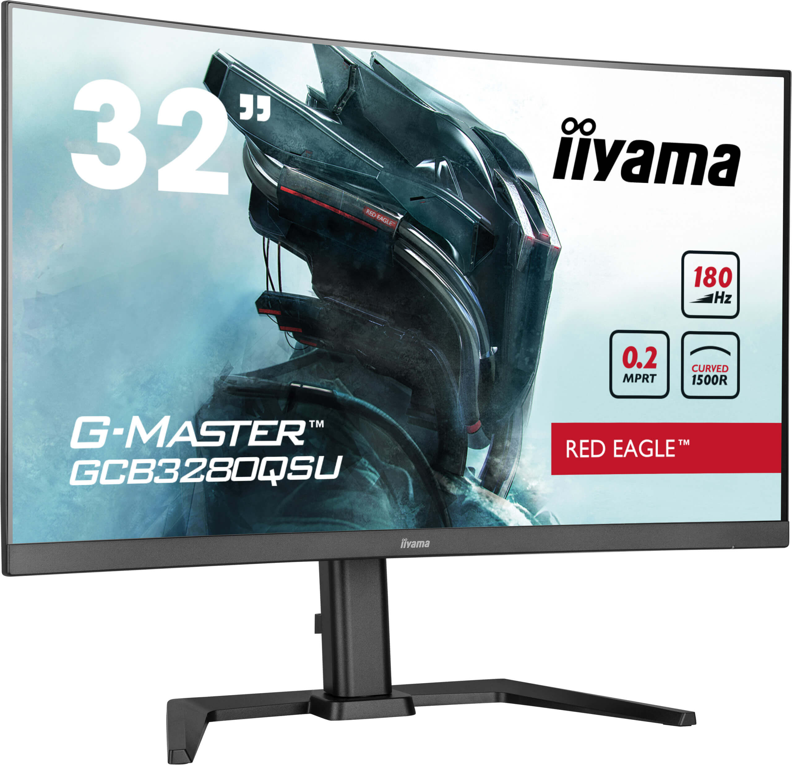 IIYAMA 80.0cm (31.5") GCB3280QSU-B2 16:9 2xHDMI+DP Curv.Lift
